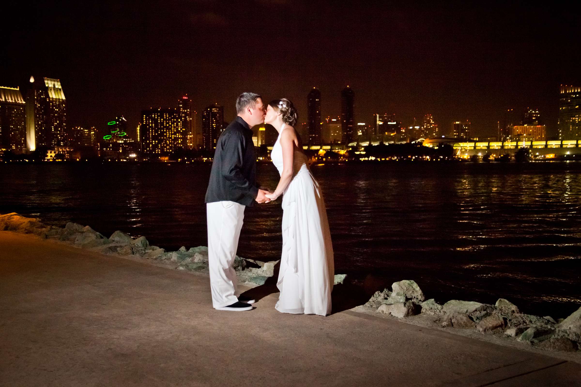 Romantic moment, Urban Downtown at Coronado Island Marriott Resort & Spa Wedding, Mary and Sean Wedding Photo #107825 by True Photography