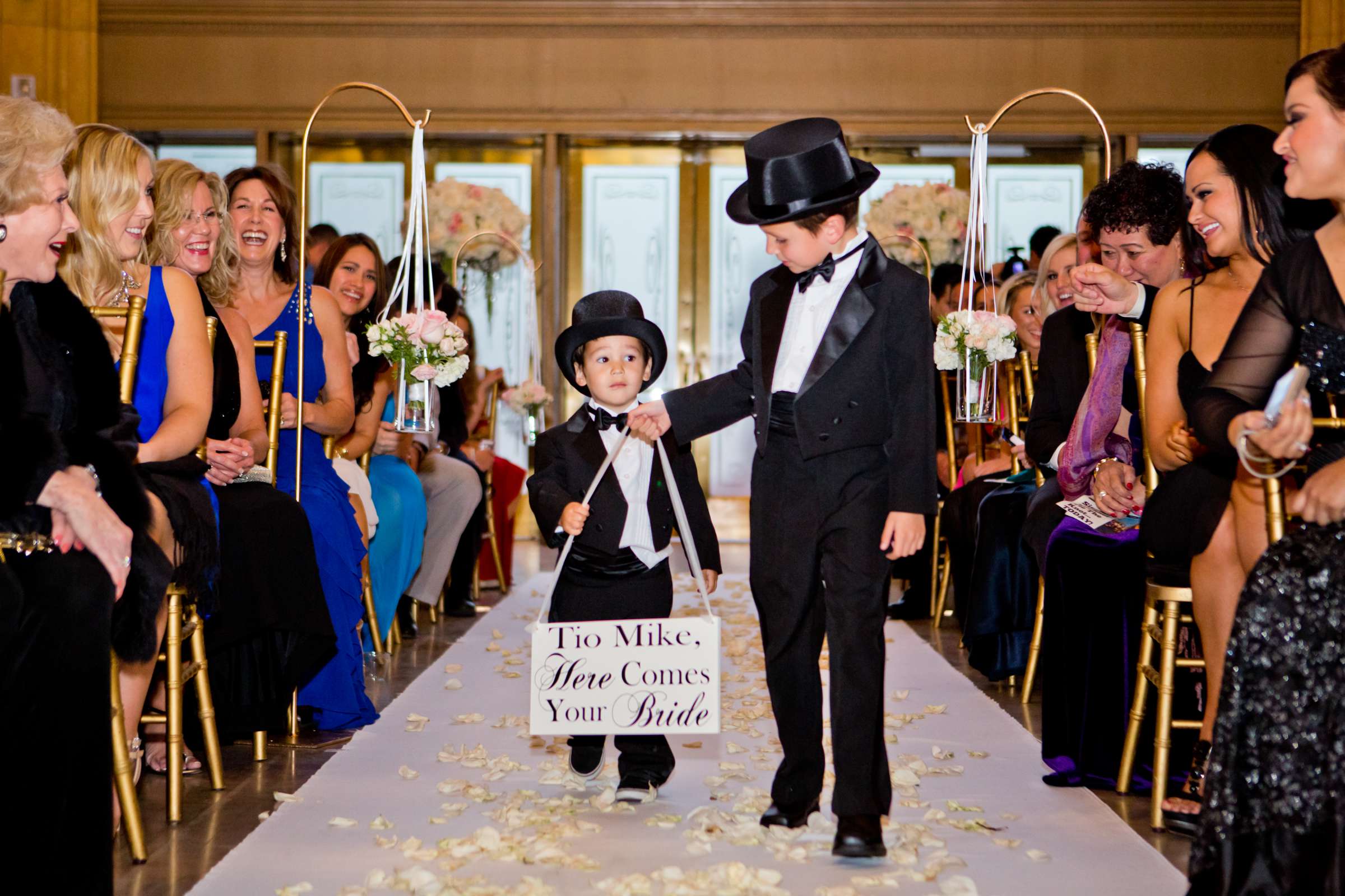 Kids at The Legendary Park Plaza Hotel Wedding coordinated by A Stunning Affair, Sisanie and Michael Wedding Photo #31 by True Photography