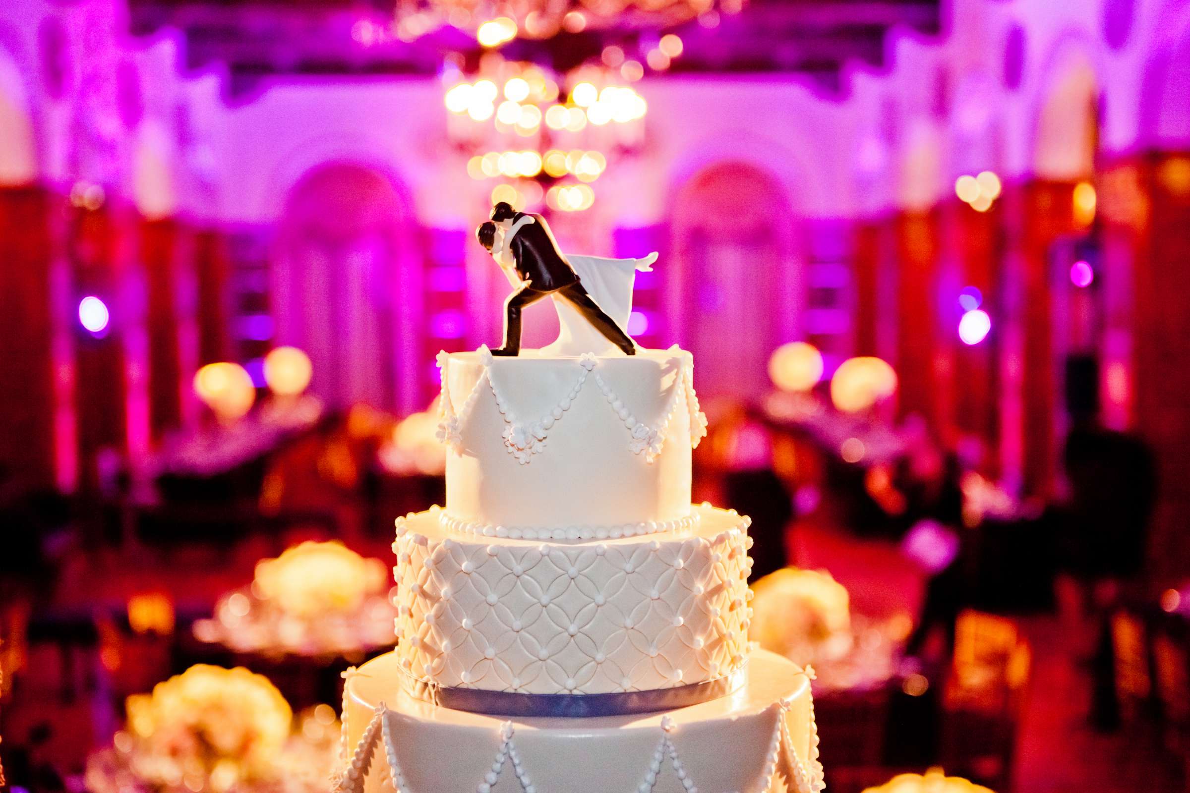 Cake at The Legendary Park Plaza Hotel Wedding coordinated by A Stunning Affair, Sisanie and Michael Wedding Photo #41 by True Photography