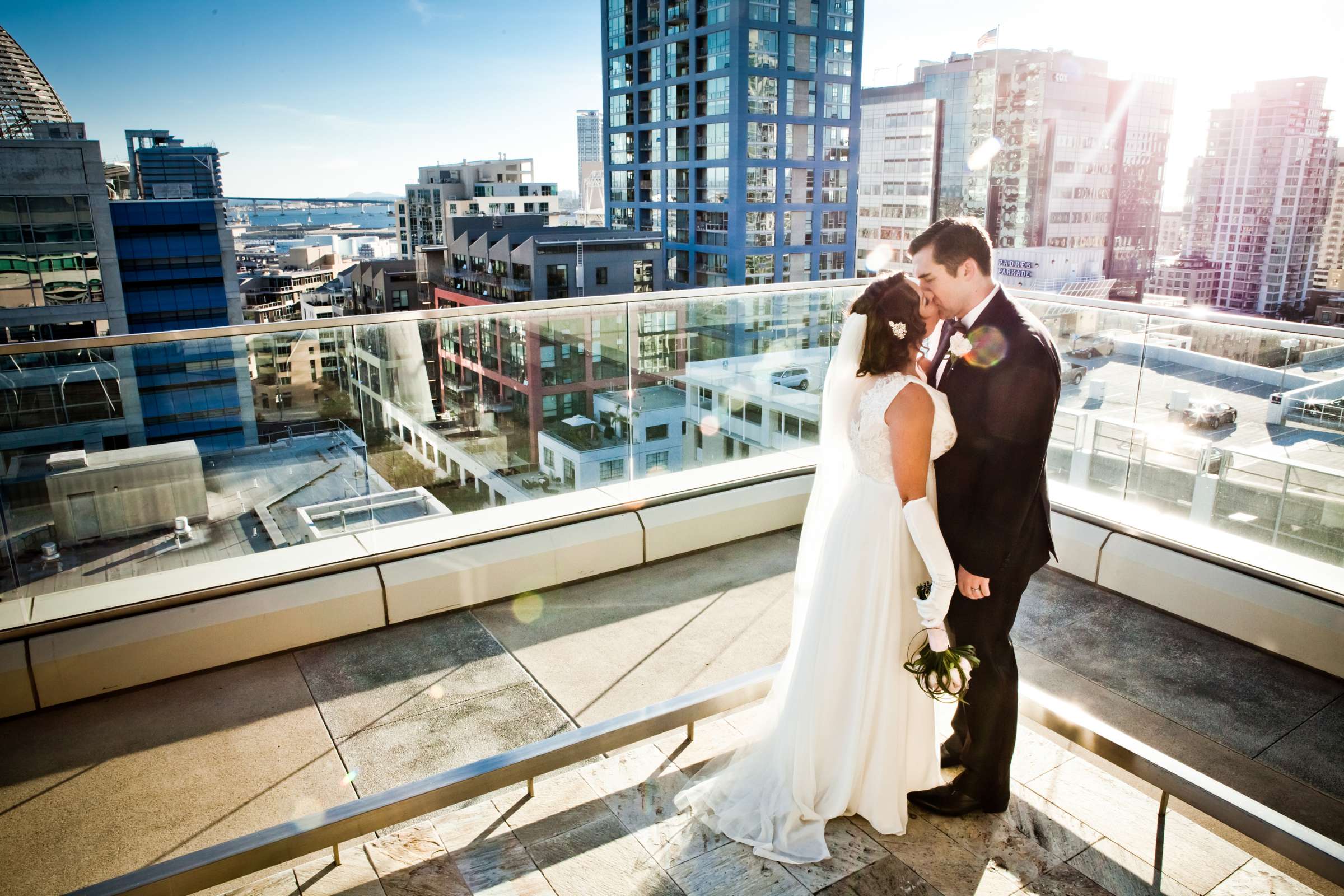 Romantic moment, Urban Downtown at Wedding, Leah and Patrick Wedding Photo #1 by True Photography