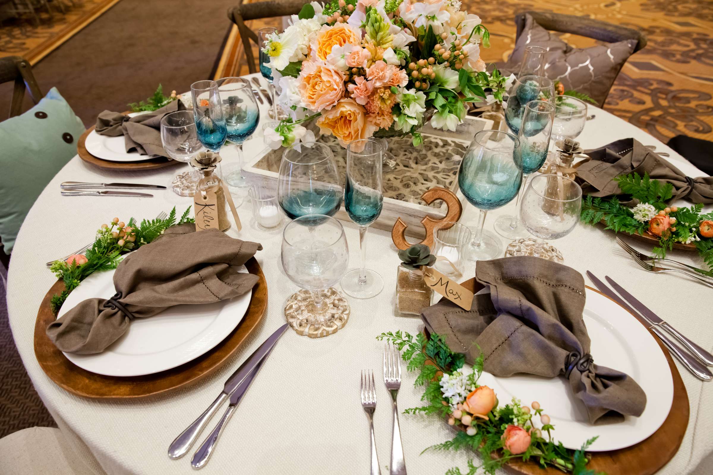 Table Shots at Estancia Wedding coordinated by Sweet Blossom Weddings, Industry Party Wedding Photo #114278 by True Photography