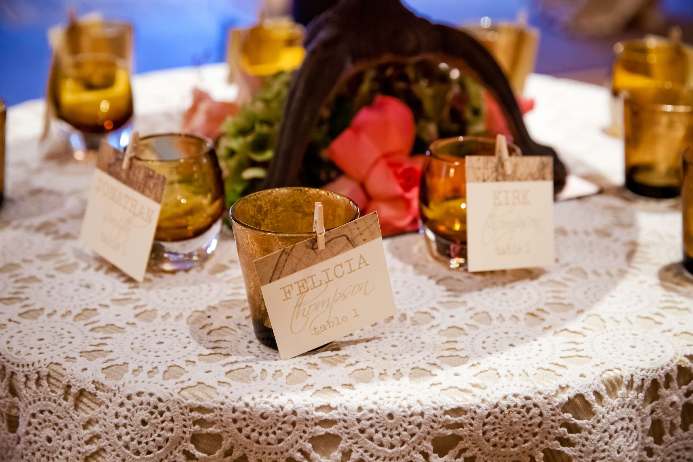 Name Cards at Estancia Wedding coordinated by Sweet Blossom Weddings, Industry Party Wedding Photo #114319 by True Photography