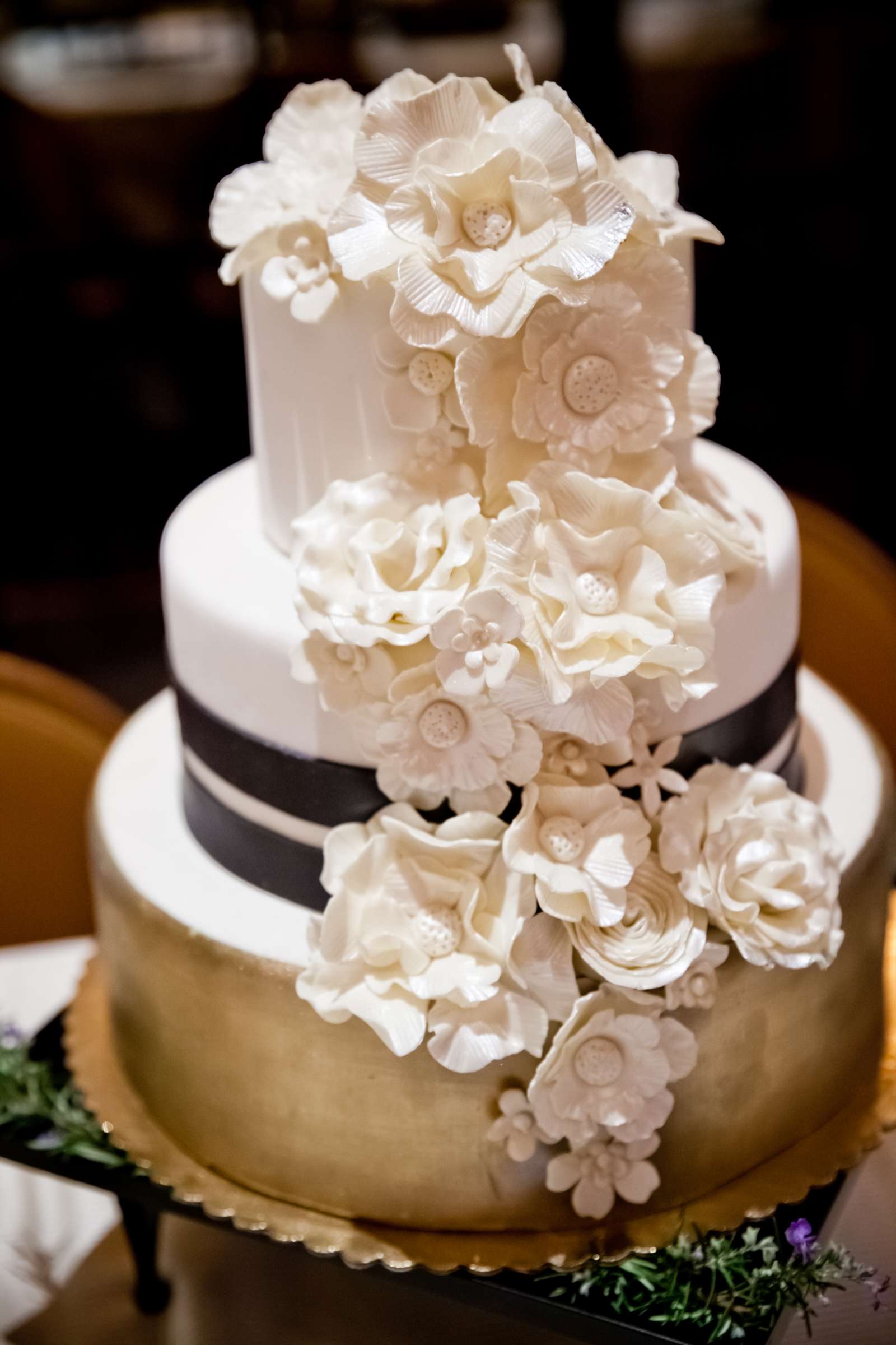 Cake at Estancia Wedding coordinated by Sweet Blossom Weddings, Industry Party Wedding Photo #114356 by True Photography