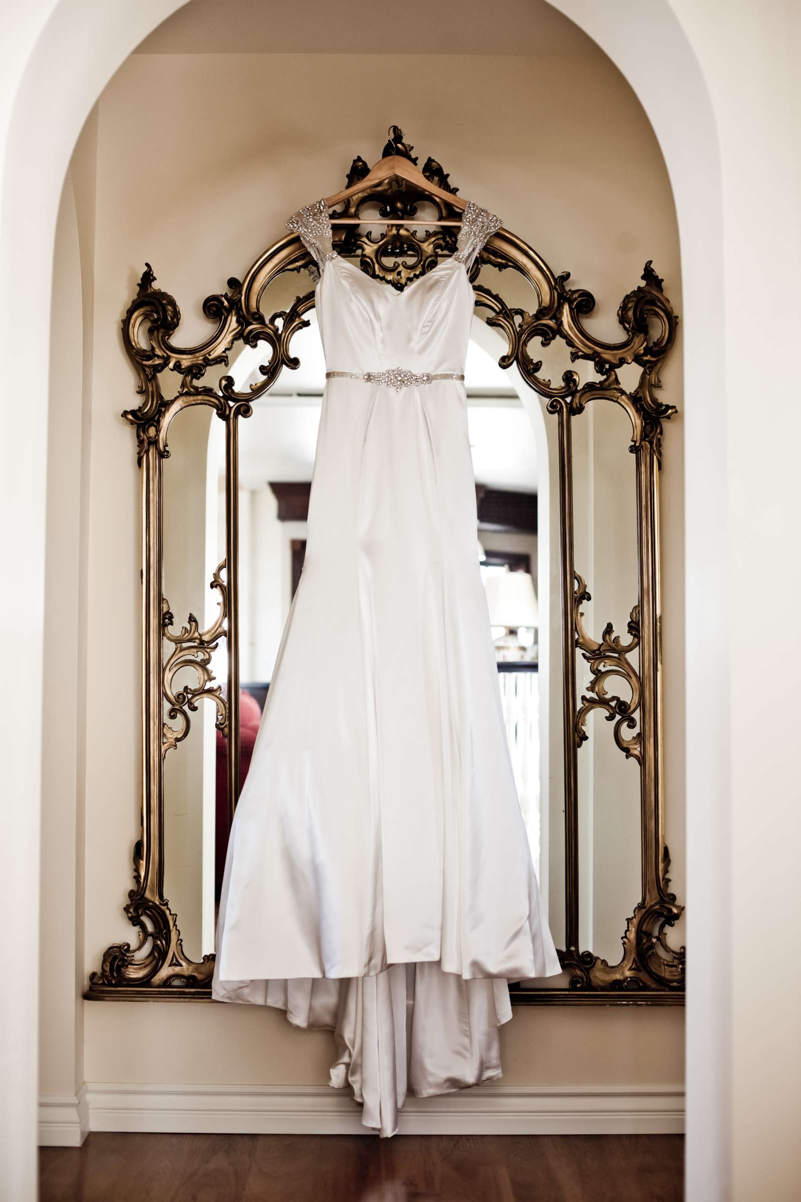 Wedding Dress at Vin de Syrah Wedding, Christy and Sterling Wedding Photo #114481 by True Photography