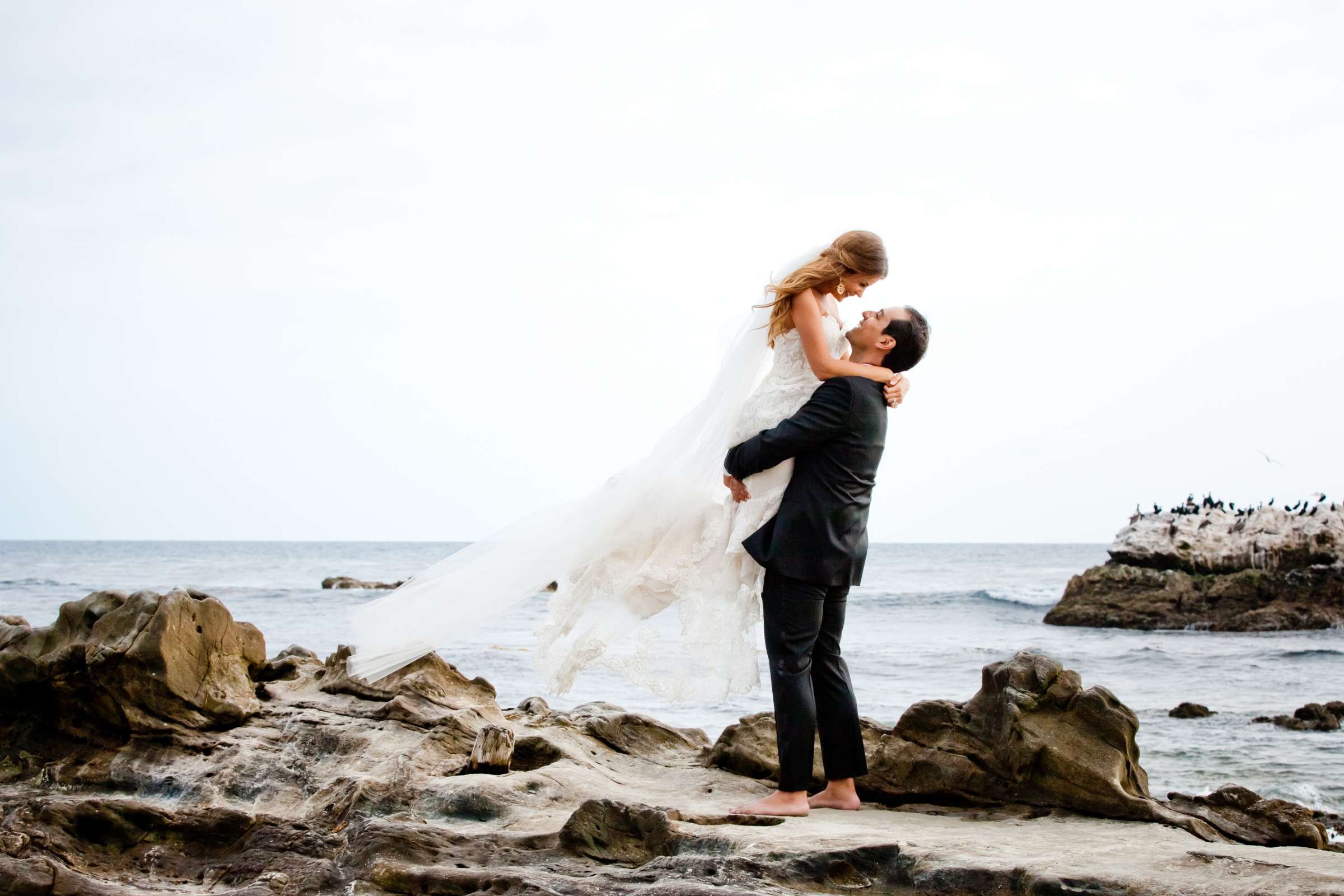 Beach at Wedding, Sarah and Jonathan Wedding Photo #115411 by True Photography