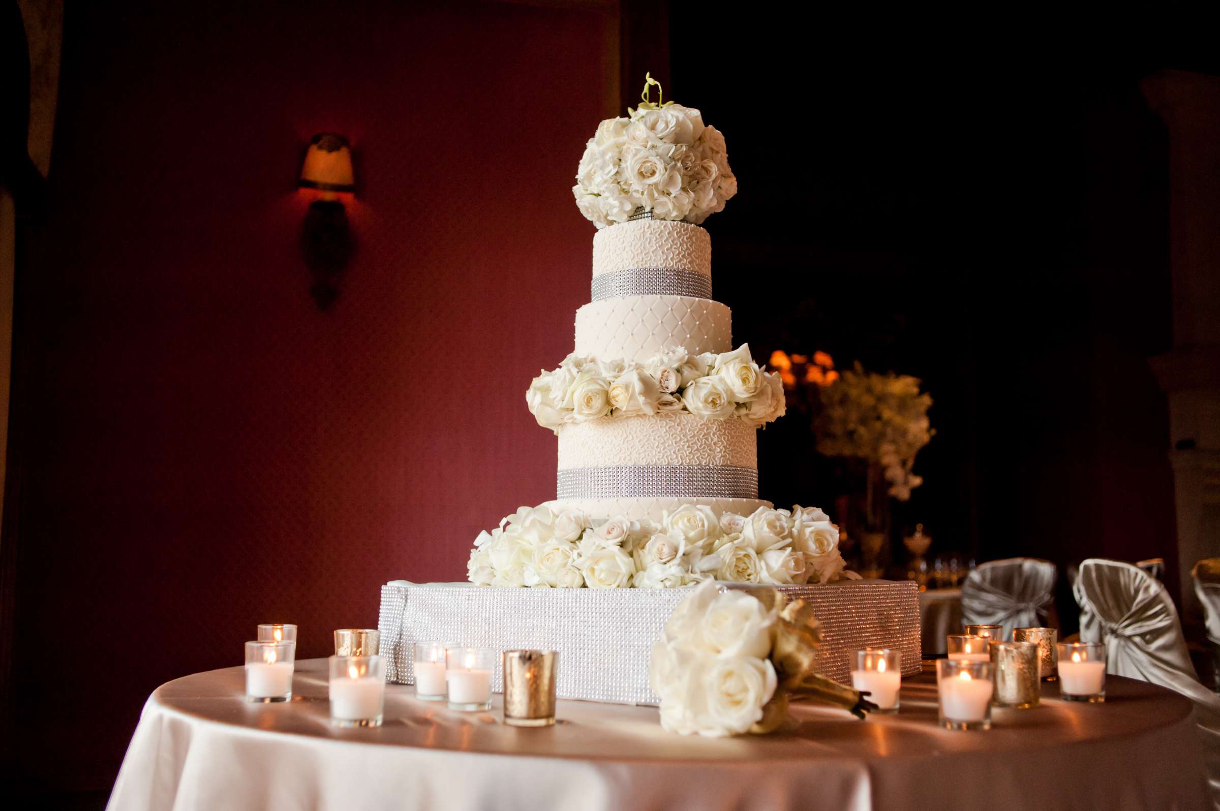 Cake at Fairmont Grand Del Mar Wedding coordinated by First Comes Love Weddings & Events, Angela and Eric Wedding Photo #41 by True Photography