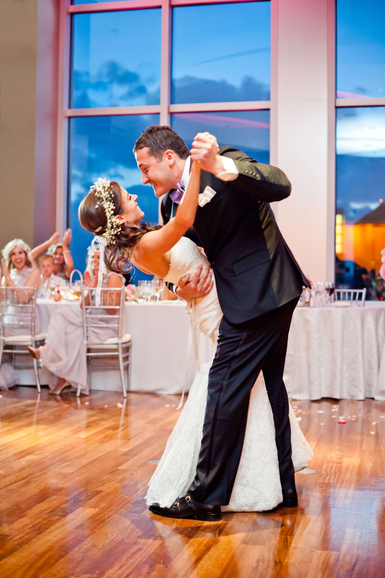 First Dance at Ultimate Skybox Wedding, Dani and Andy Wedding Photo #1 by True Photography