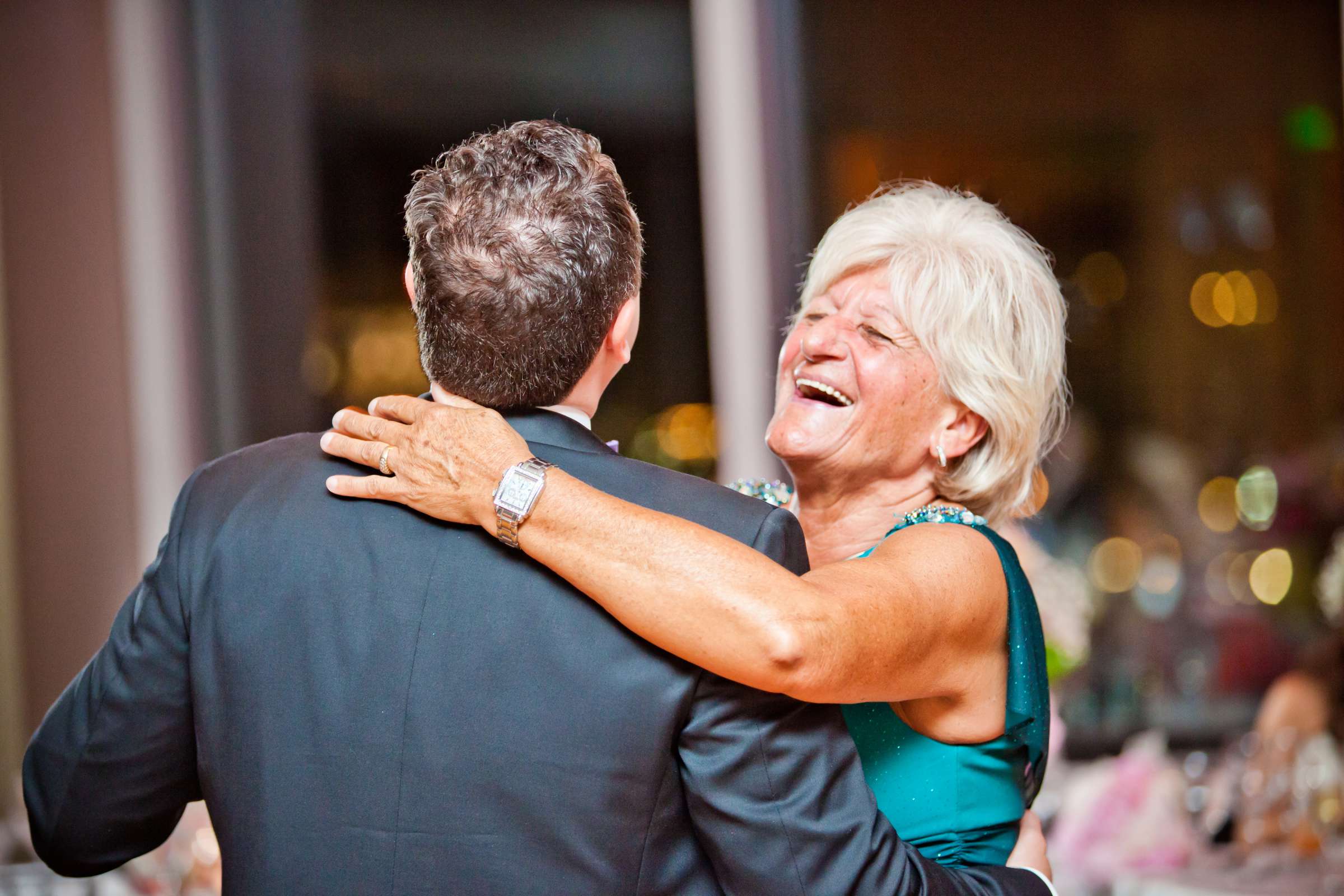 Mother, Son Dance, Emotional moment at Ultimate Skybox Wedding, Dani and Andy Wedding Photo #41 by True Photography