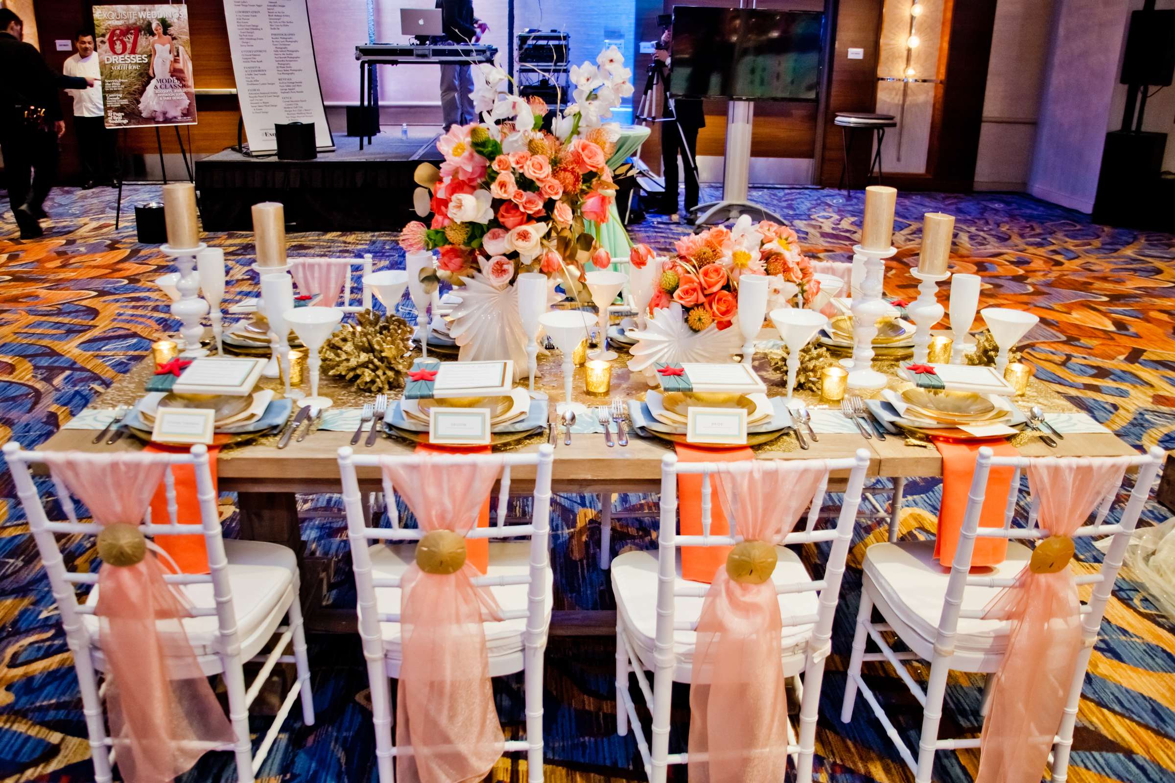 Marriott Marquis San Diego Marina Wedding coordinated by WED (Weddings.Events.Design), Exquisite Weddings Spring Launch Party Photo #117241 by True Photography