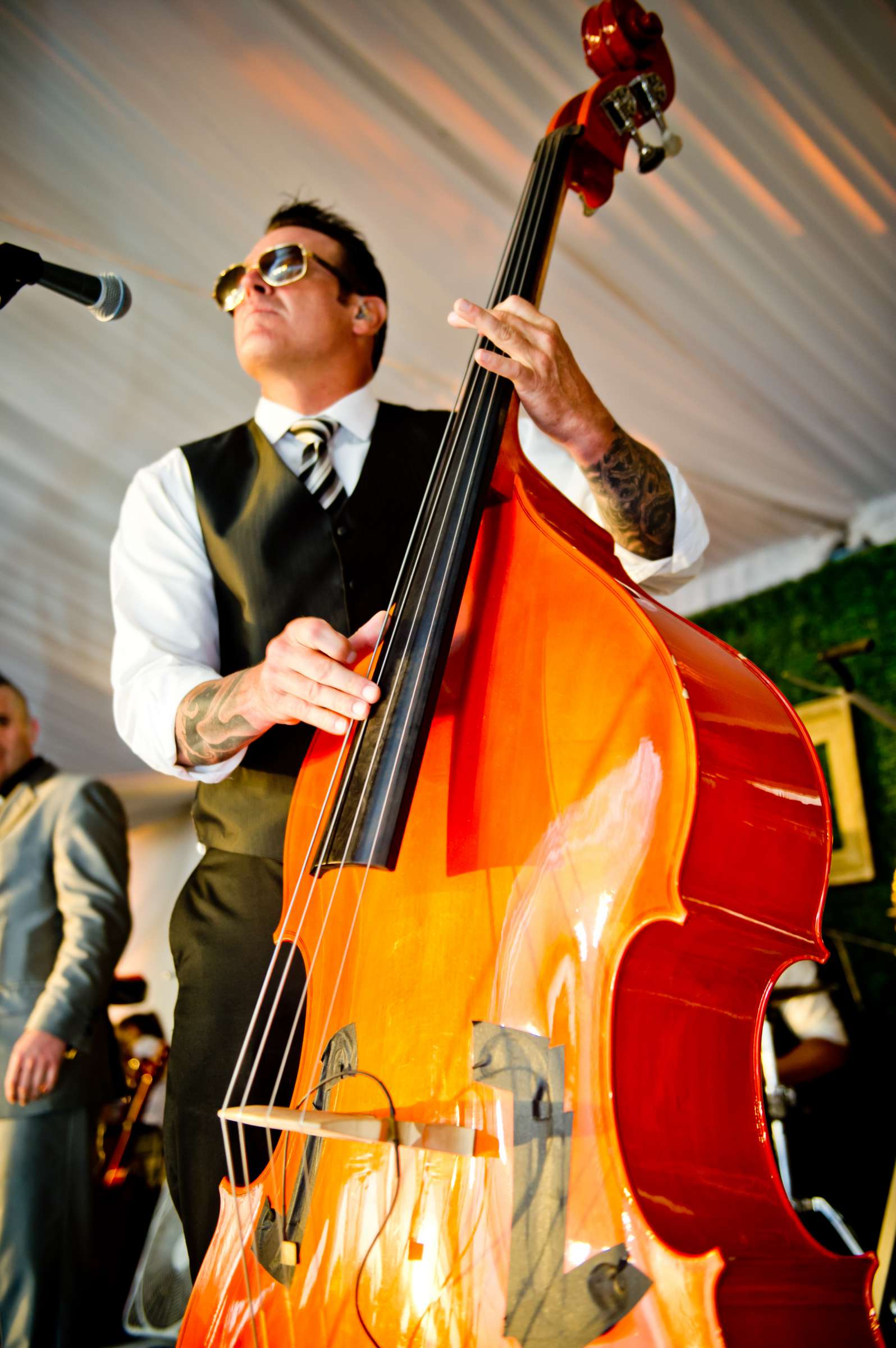 Musicians at California State Beaches Wedding coordinated by Pink Papaya, Mallory and Sean Wedding Photo #108 by True Photography