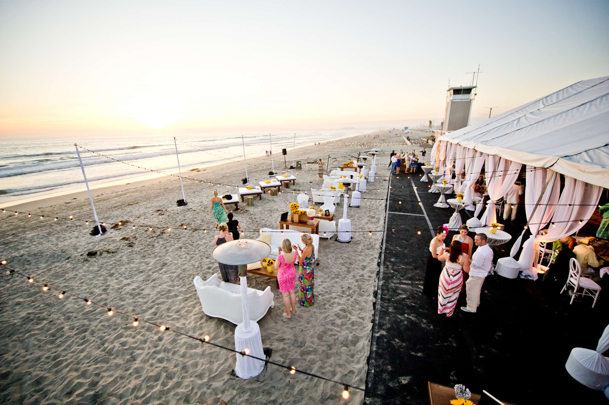 Beach at California State Beaches Wedding coordinated by Pink Papaya, Mallory and Sean Wedding Photo #109 by True Photography
