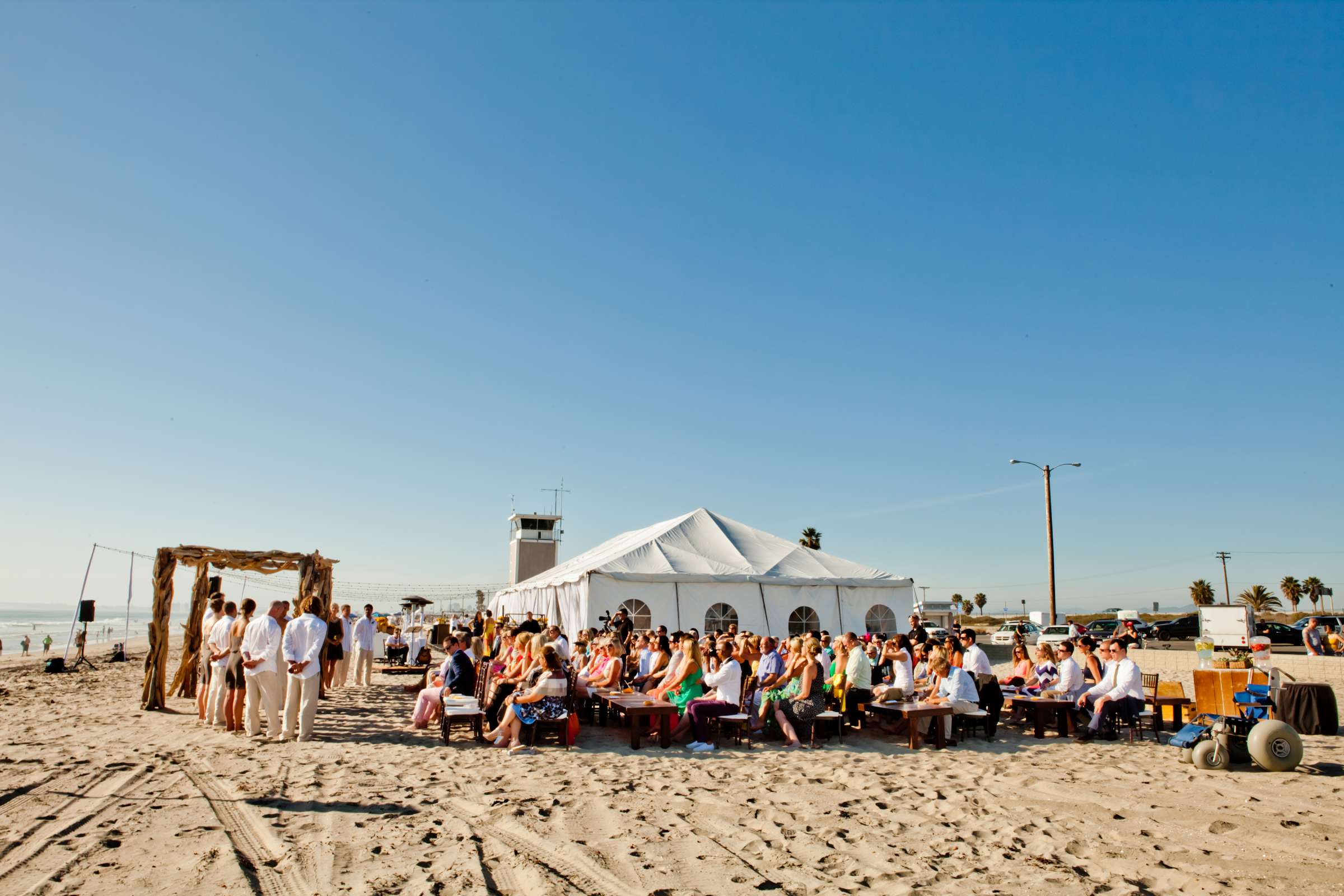 Beach at California State Beaches Wedding coordinated by Pink Papaya, Mallory and Sean Wedding Photo #95 by True Photography