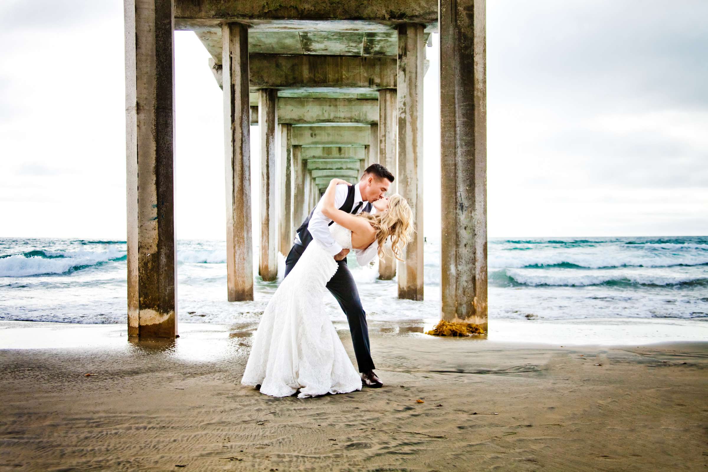 Scripps Seaside Forum Wedding coordinated by Carmin Designs, Kelly and Jodie Wedding Photo #2 by True Photography