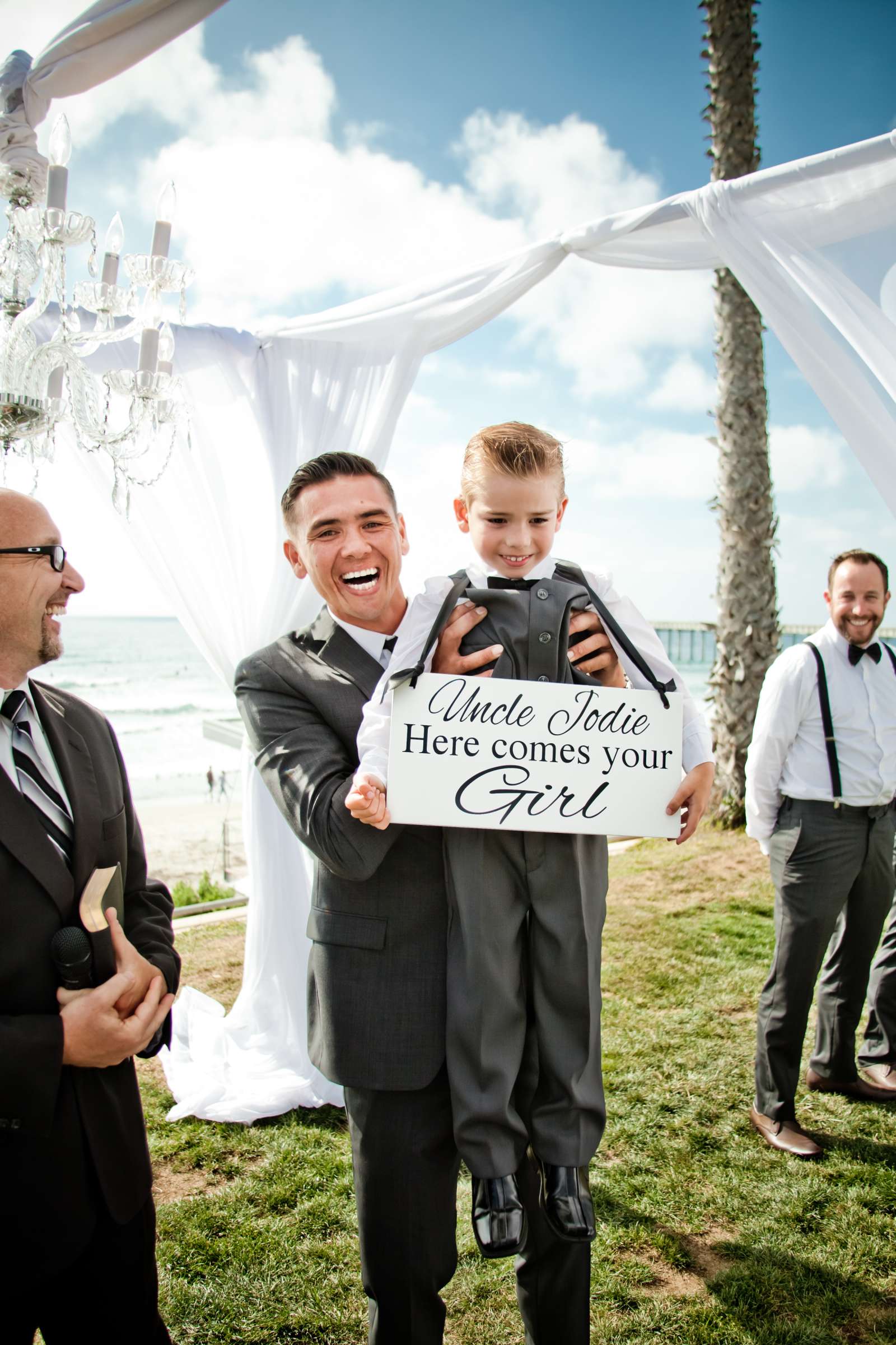 Scripps Seaside Forum Wedding coordinated by Carmin Designs, Kelly and Jodie Wedding Photo #30 by True Photography