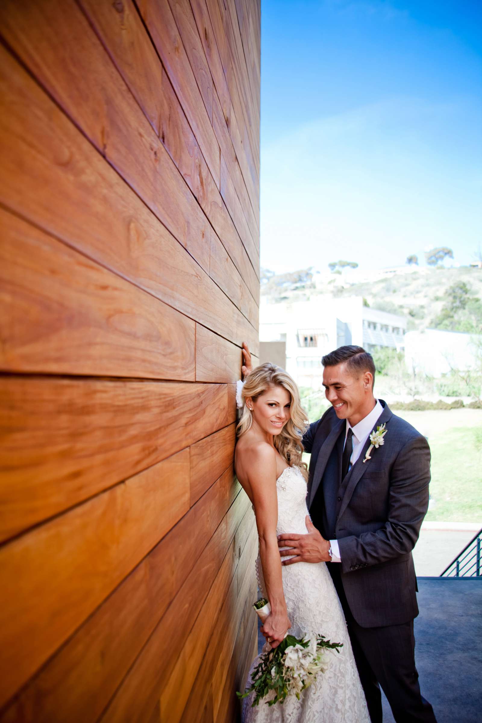 Scripps Seaside Forum Wedding coordinated by Carmin Designs, Kelly and Jodie Wedding Photo #7 by True Photography