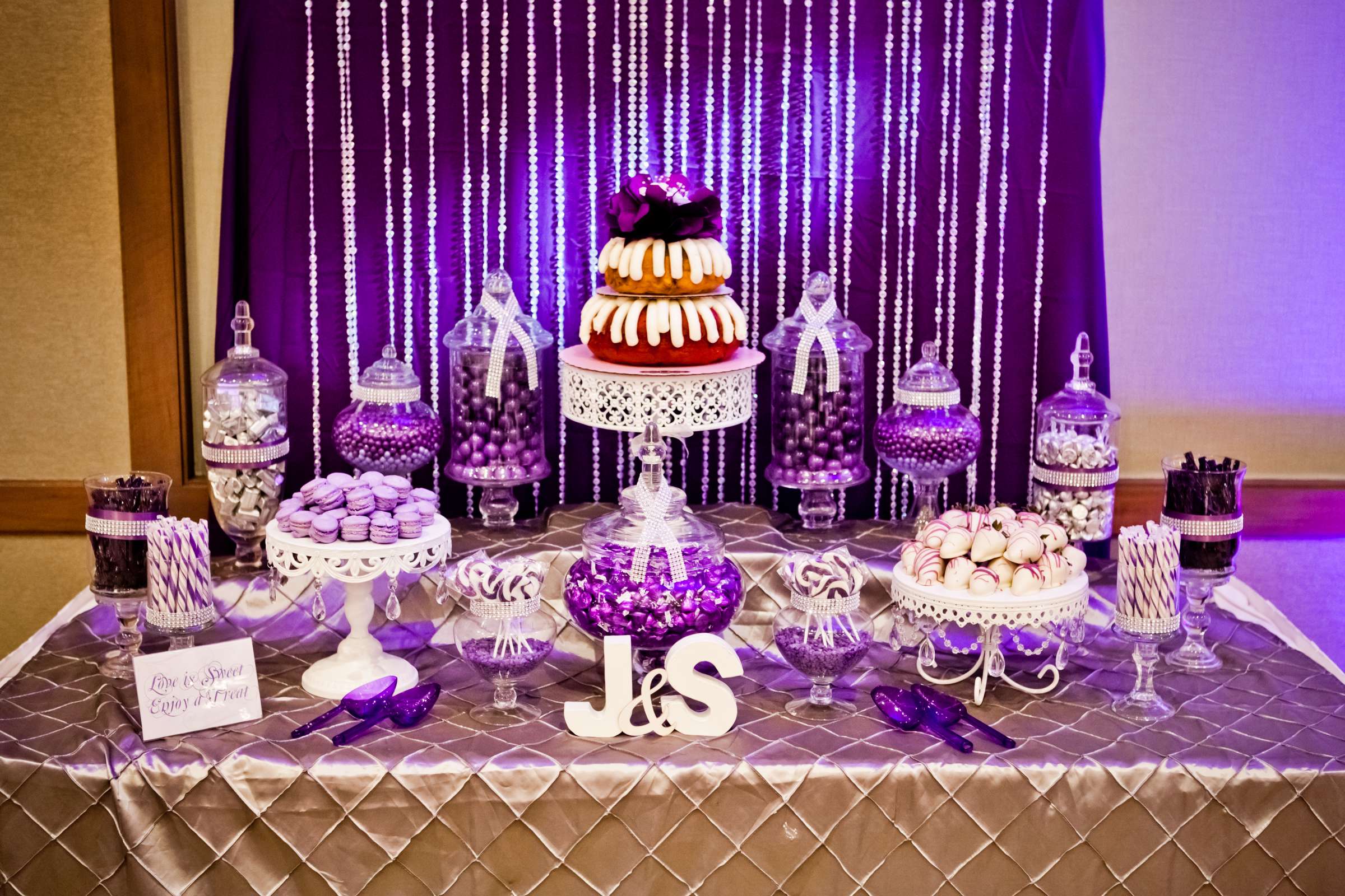 Dessert Table at The Westin San Diego Wedding coordinated by Alison Howard Events, Sheila and Jason Wedding Photo #36 by True Photography