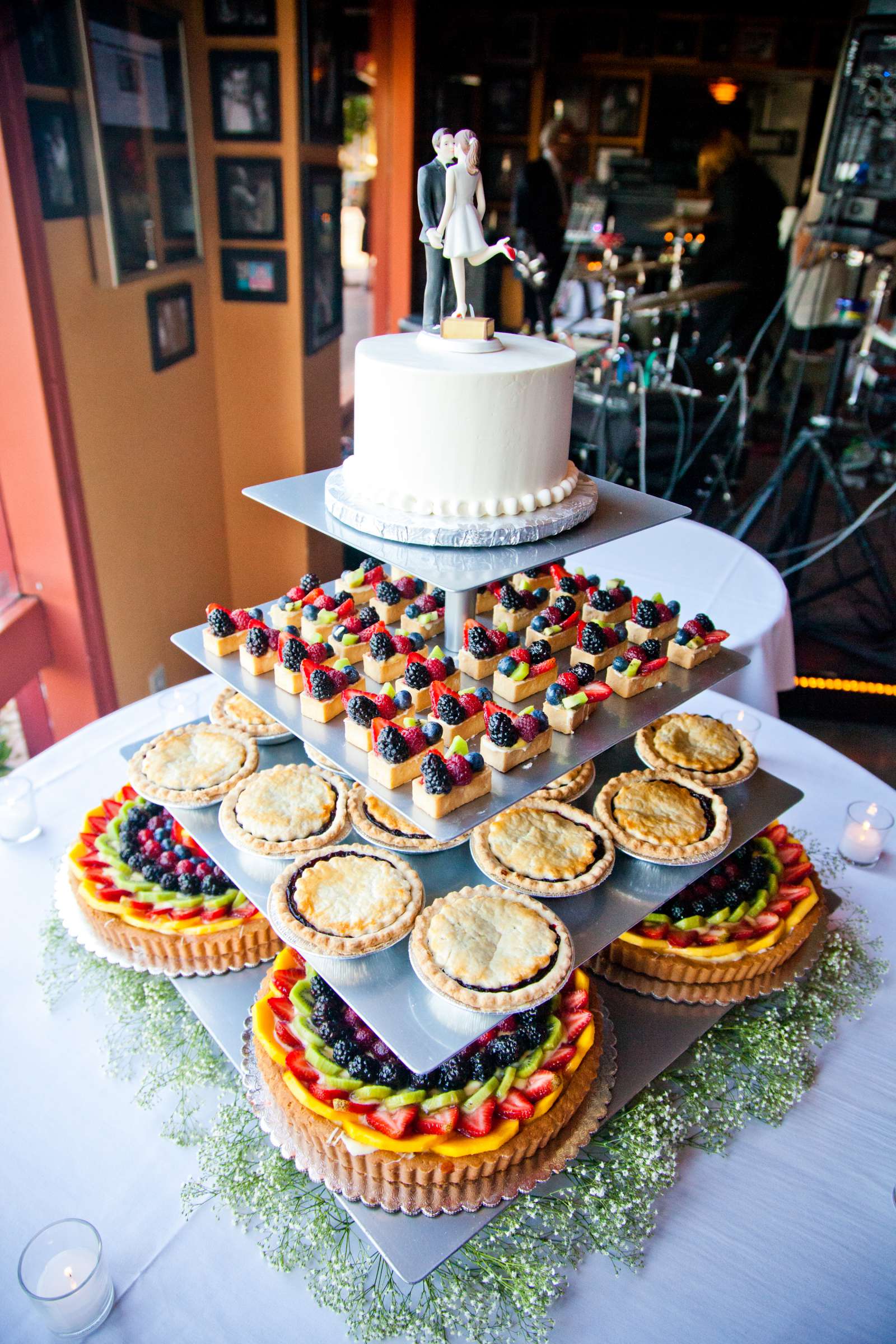 Dessert Table at Uva Trattoria -- Napa Valley Wedding, Vanessa and Nick Wedding Photo #66 by True Photography
