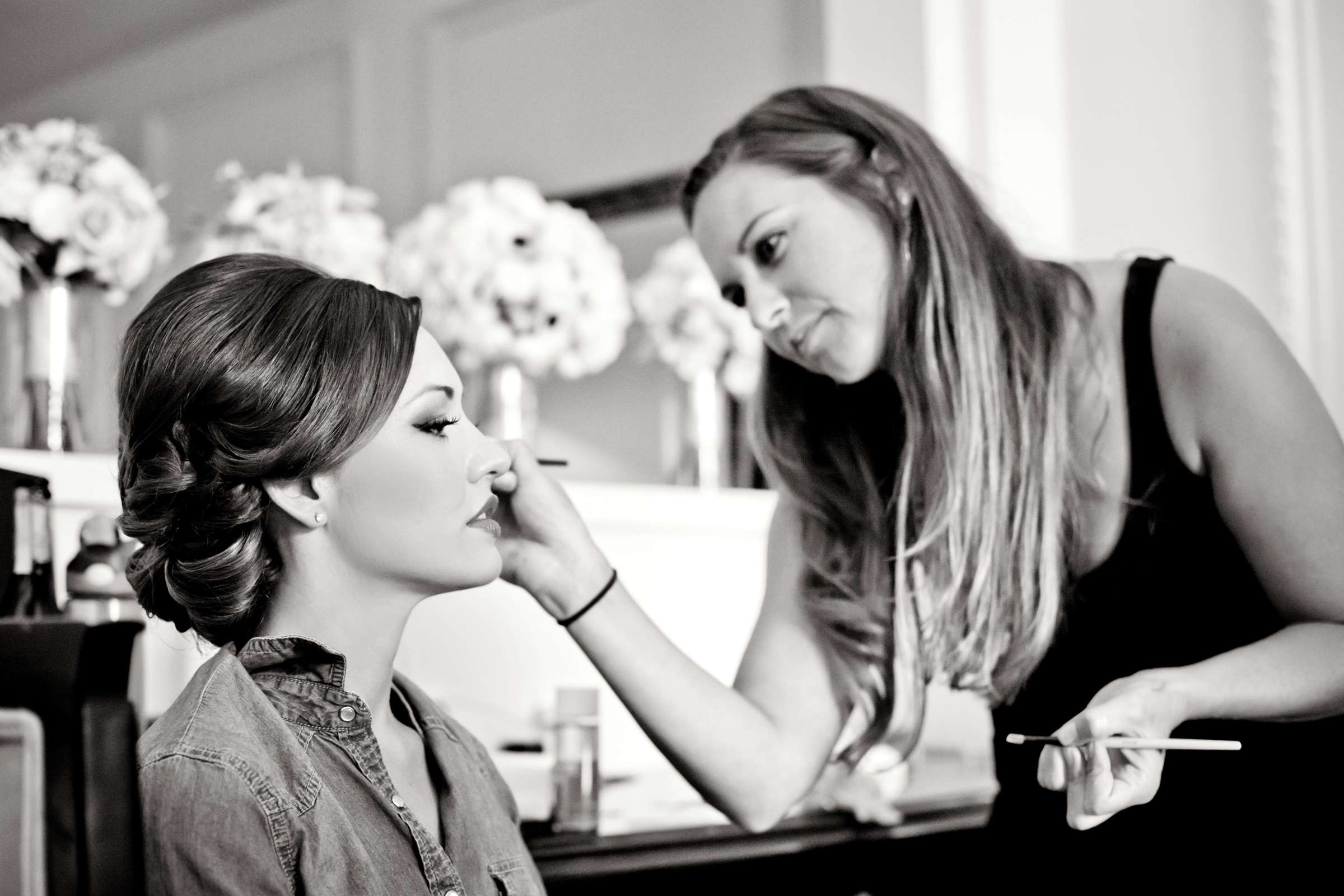 Makeup at The Prado Wedding coordinated by Monarch Weddings, Jennifer and Chad Wedding Photo #16 by True Photography