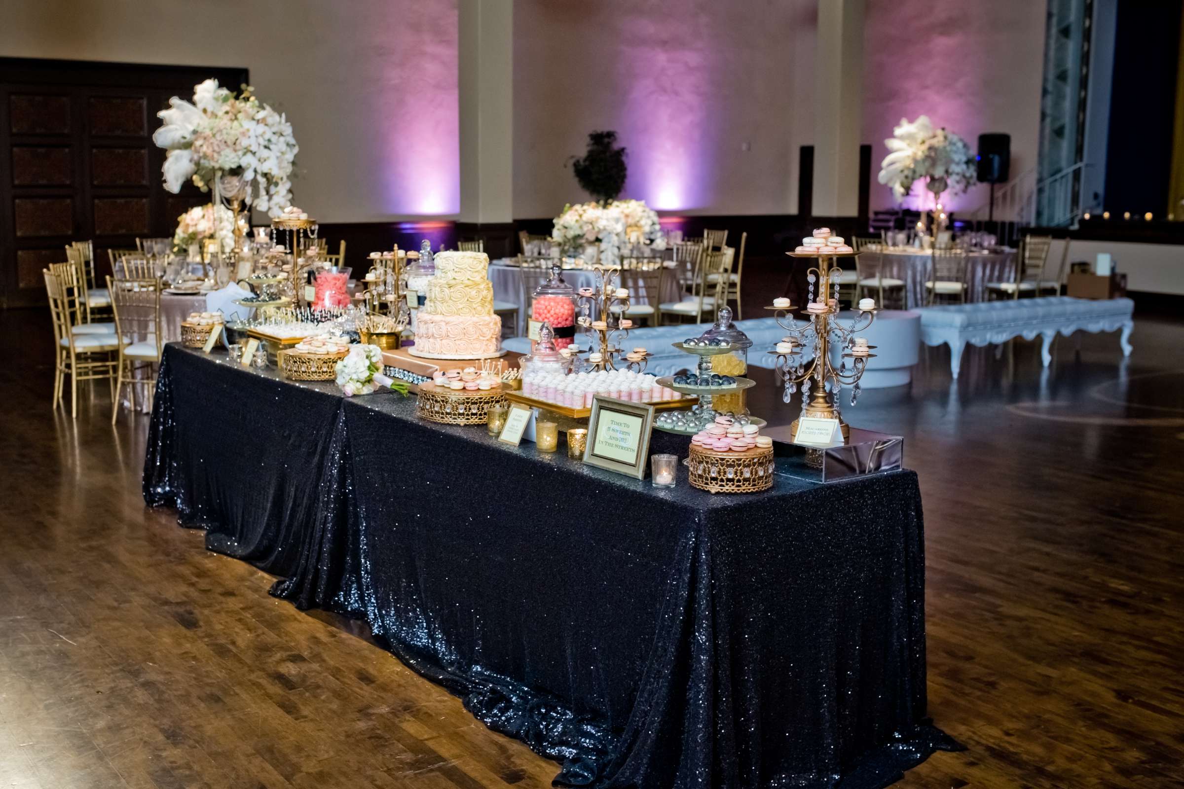 Dessert Table at The Prado Wedding coordinated by Monarch Weddings, Jennifer and Chad Wedding Photo #86 by True Photography