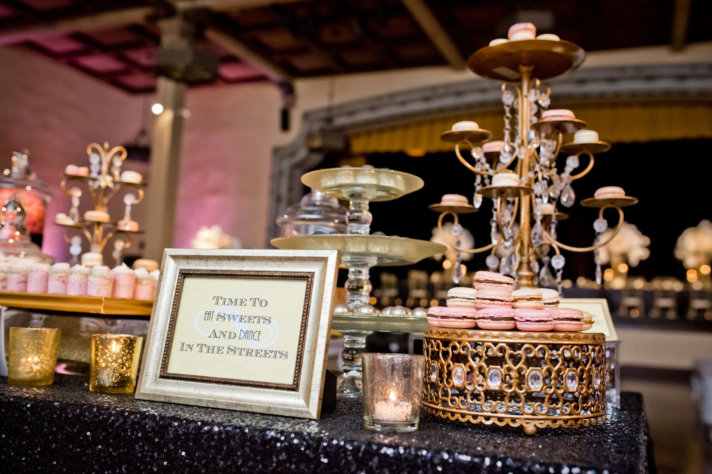 Dessert Table at The Prado Wedding coordinated by Monarch Weddings, Jennifer and Chad Wedding Photo #87 by True Photography