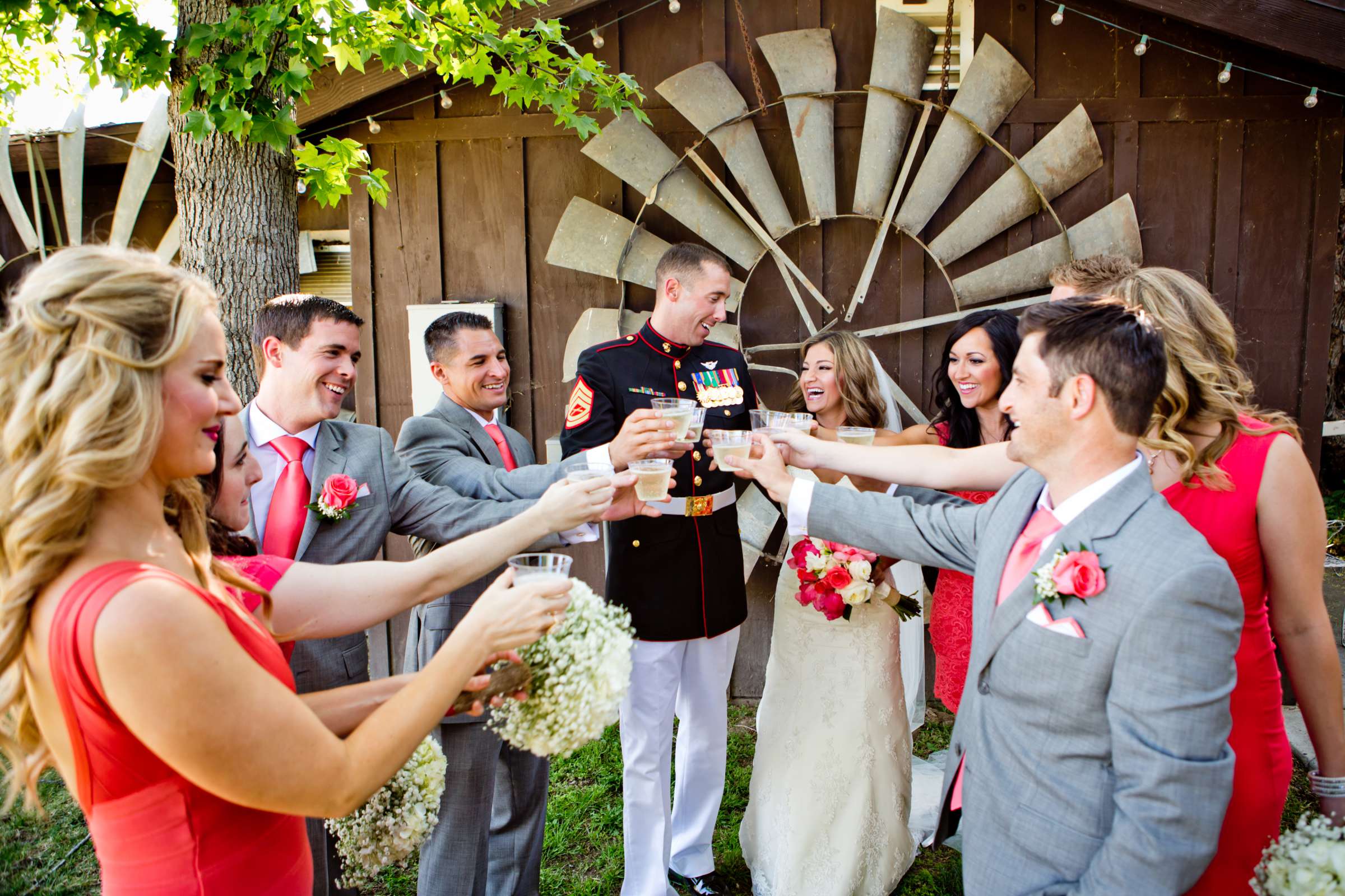 Bridal Party at Bernardo Winery Wedding, Meagan and James Wedding Photo #118697 by True Photography