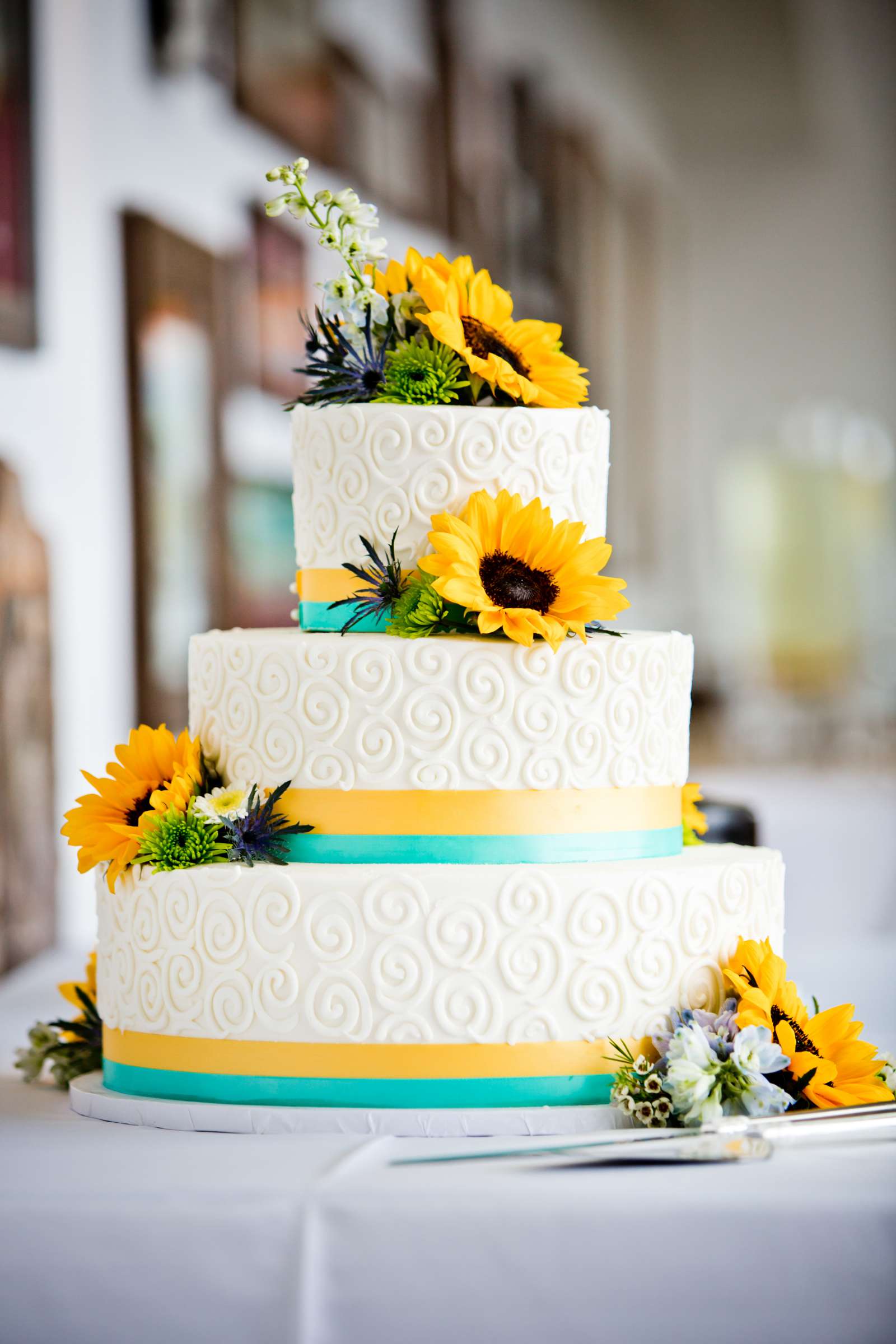 Cake at San Diego Rowing Club | The Garty Pavilion Wedding coordinated by The Best Wedding For You, Betsy and Scott Wedding Photo #119232 by True Photography