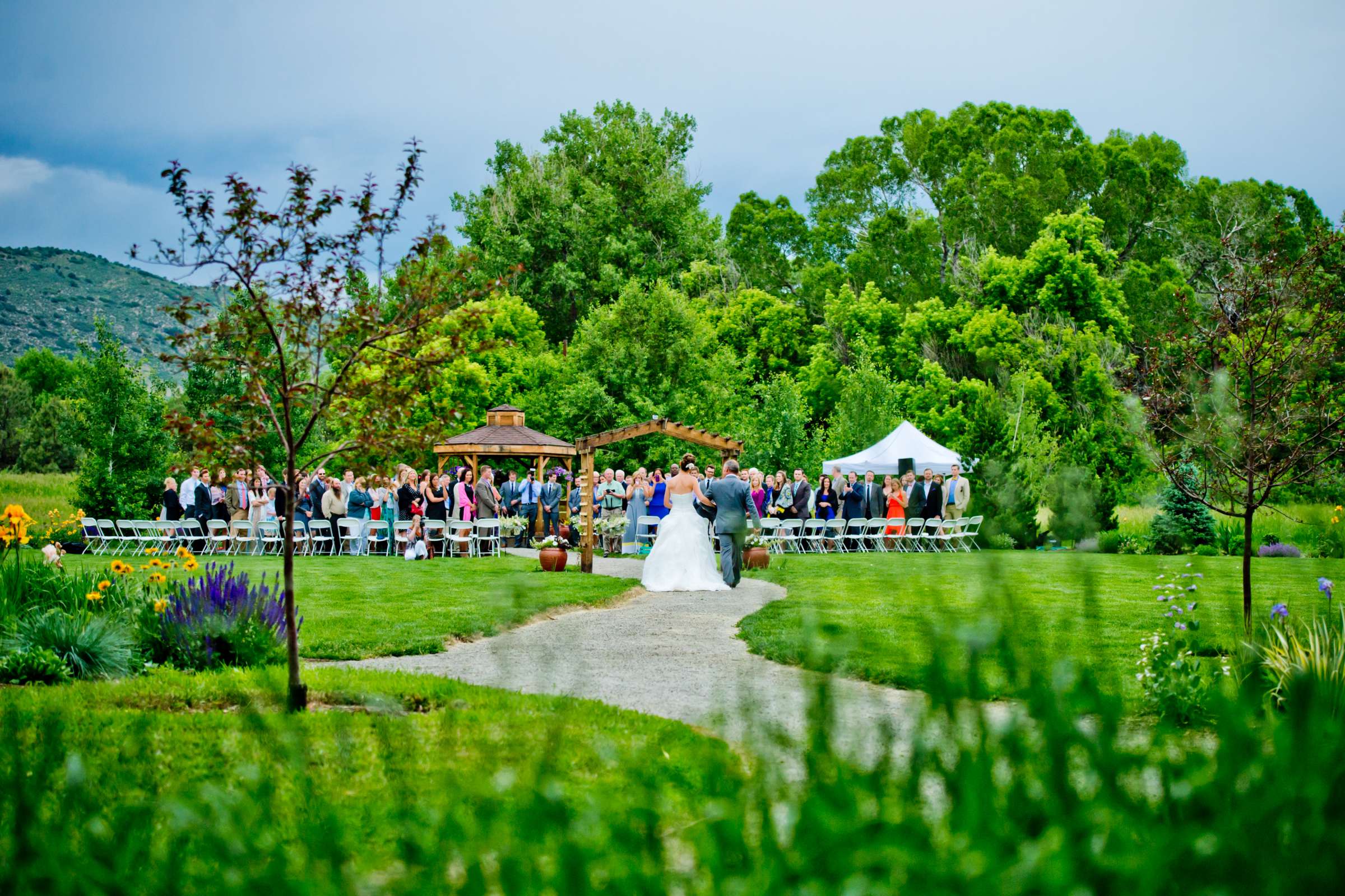 At the Park at Denver Botanic Gardens at Chatfield Wedding coordinated by Revel and Bloom, Sandra and Craig Wedding Photo #20 by True Photography