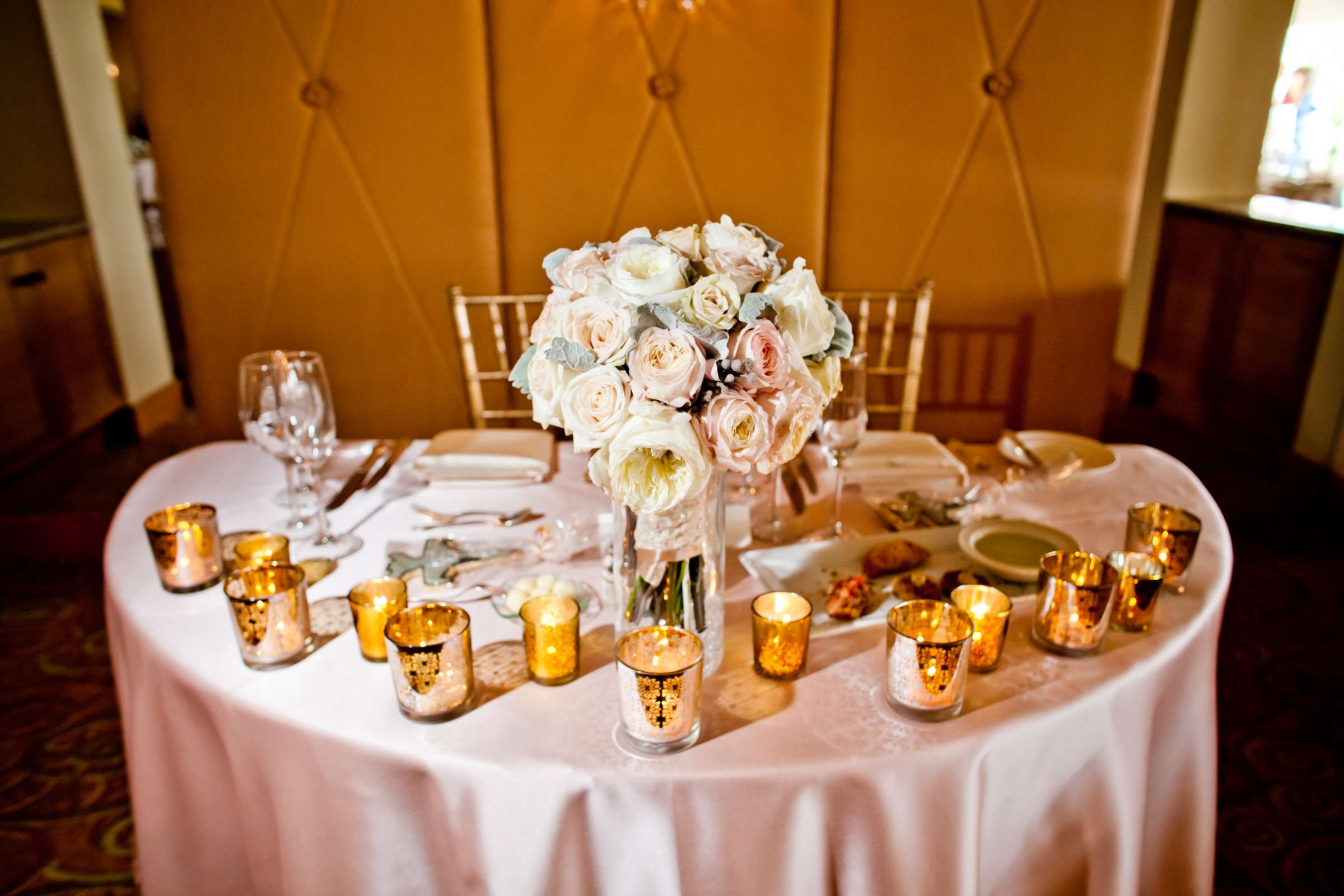 Table Shots at La Valencia Wedding, Lauren and Chris Wedding Photo #120267 by True Photography