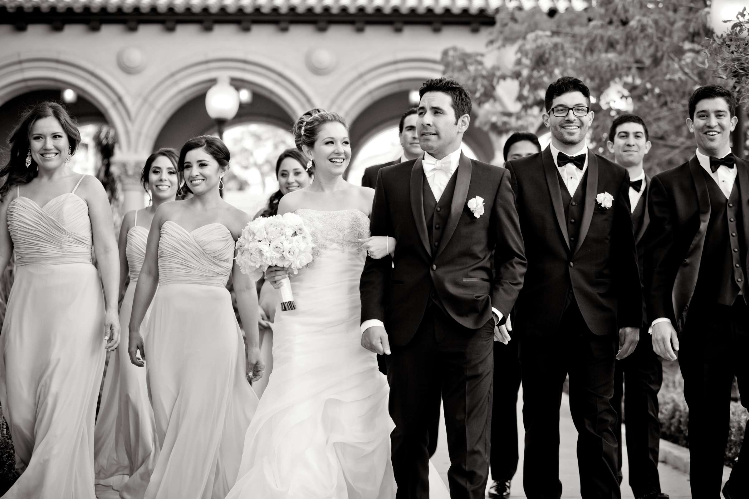 Bridal Party at The Prado Wedding coordinated by First Comes Love Weddings & Events, Denise and Marcos Wedding Photo #120663 by True Photography