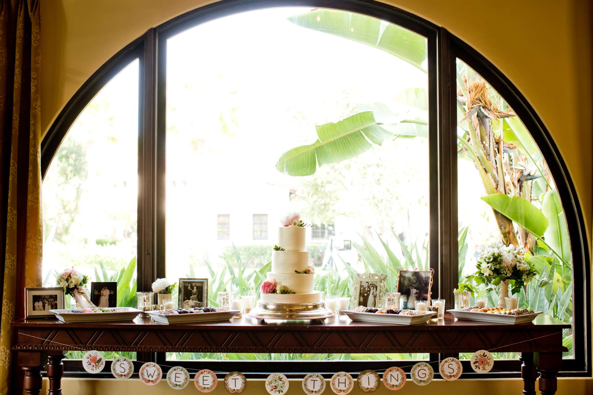 Dessert Table at The Crosby Club Wedding coordinated by EverAfter Events, Nicolette and Matt Wedding Photo #48 by True Photography