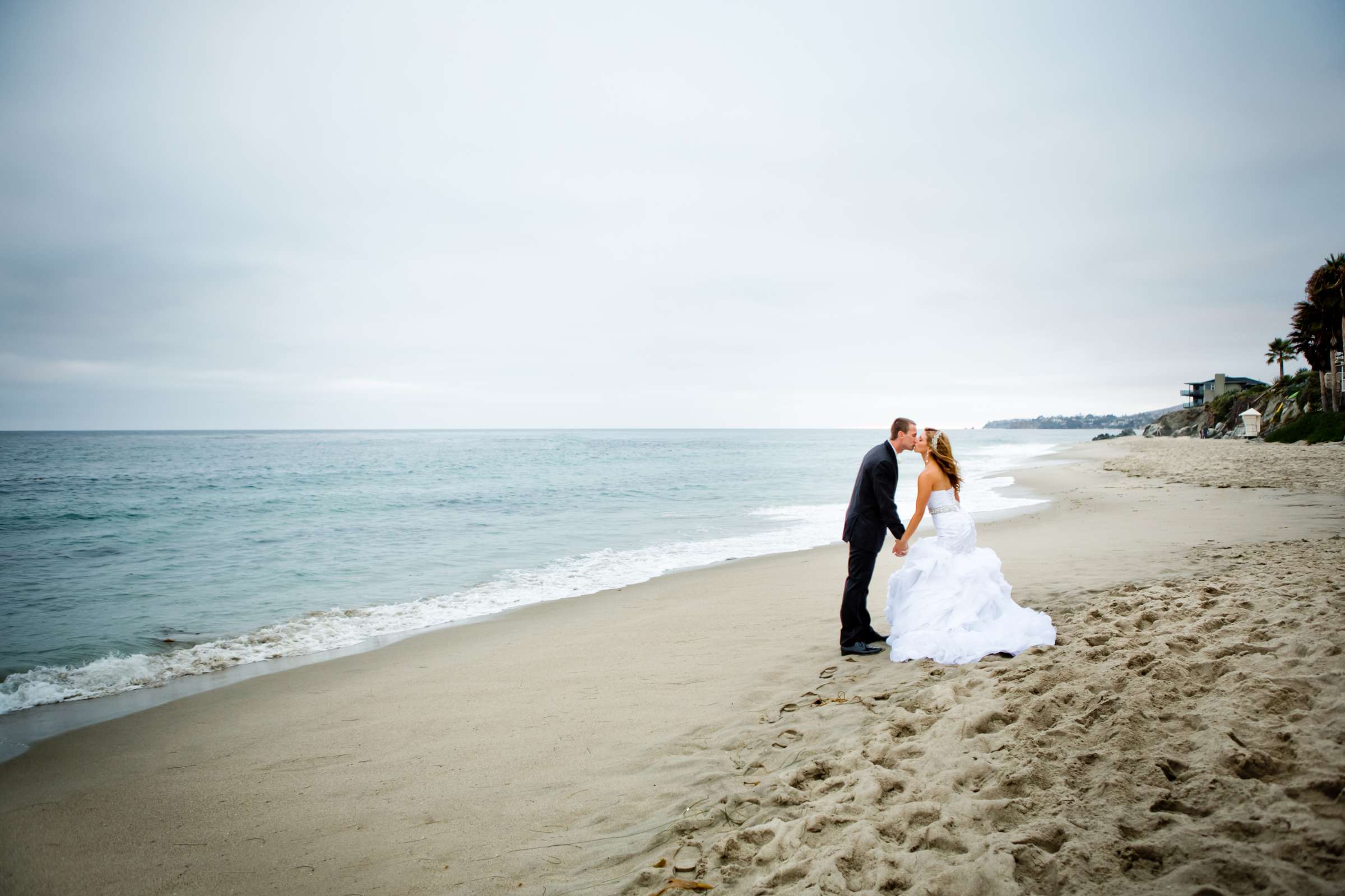 Beach at Surf & Sand Resort Wedding coordinated by Surf & Sand Resort, Sasha and Jameson Wedding Photo #122643 by True Photography
