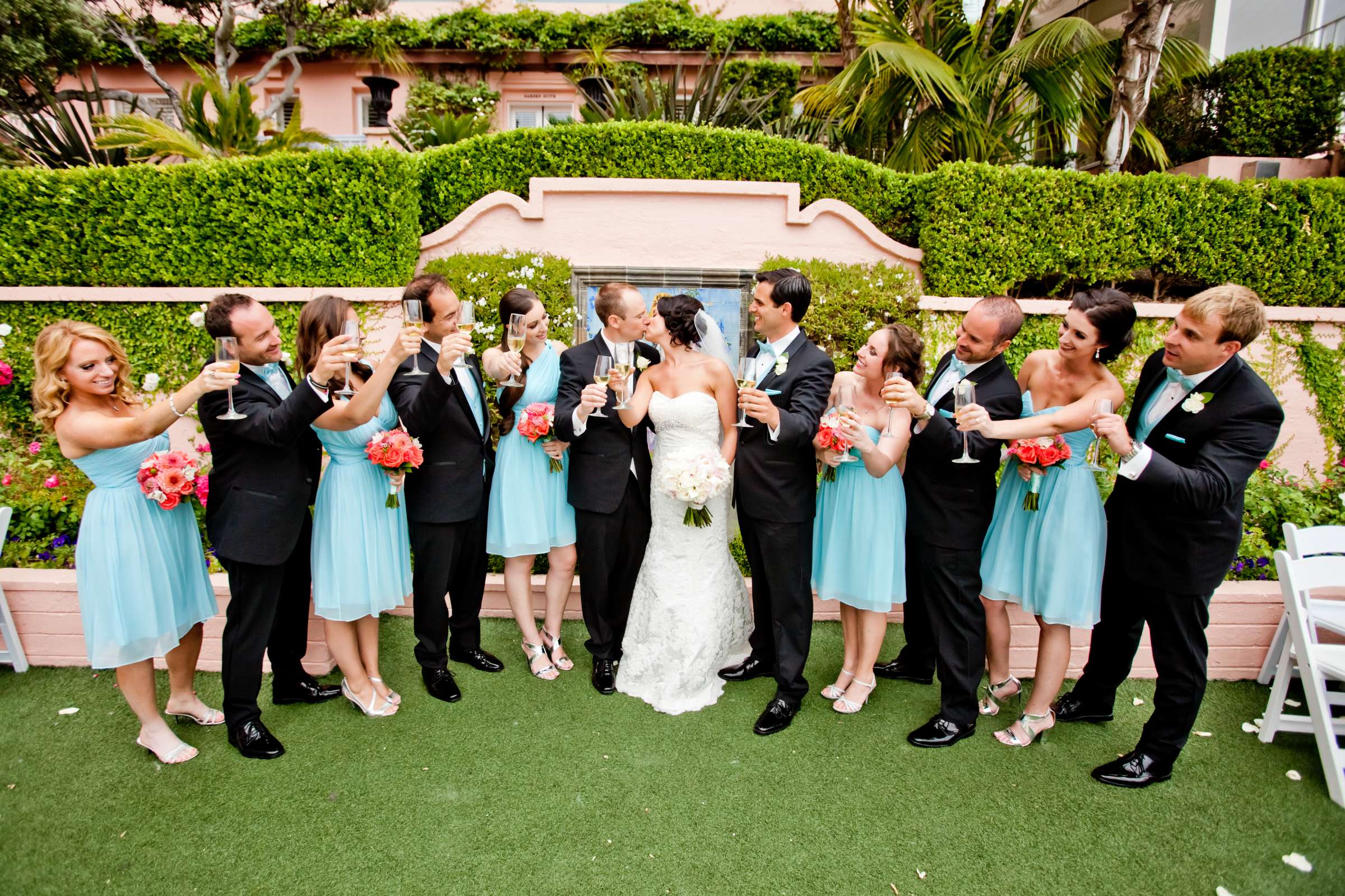 La Valencia Wedding coordinated by CBS Weddings, Adrienne and Jeff Wedding Photo #122707 by True Photography