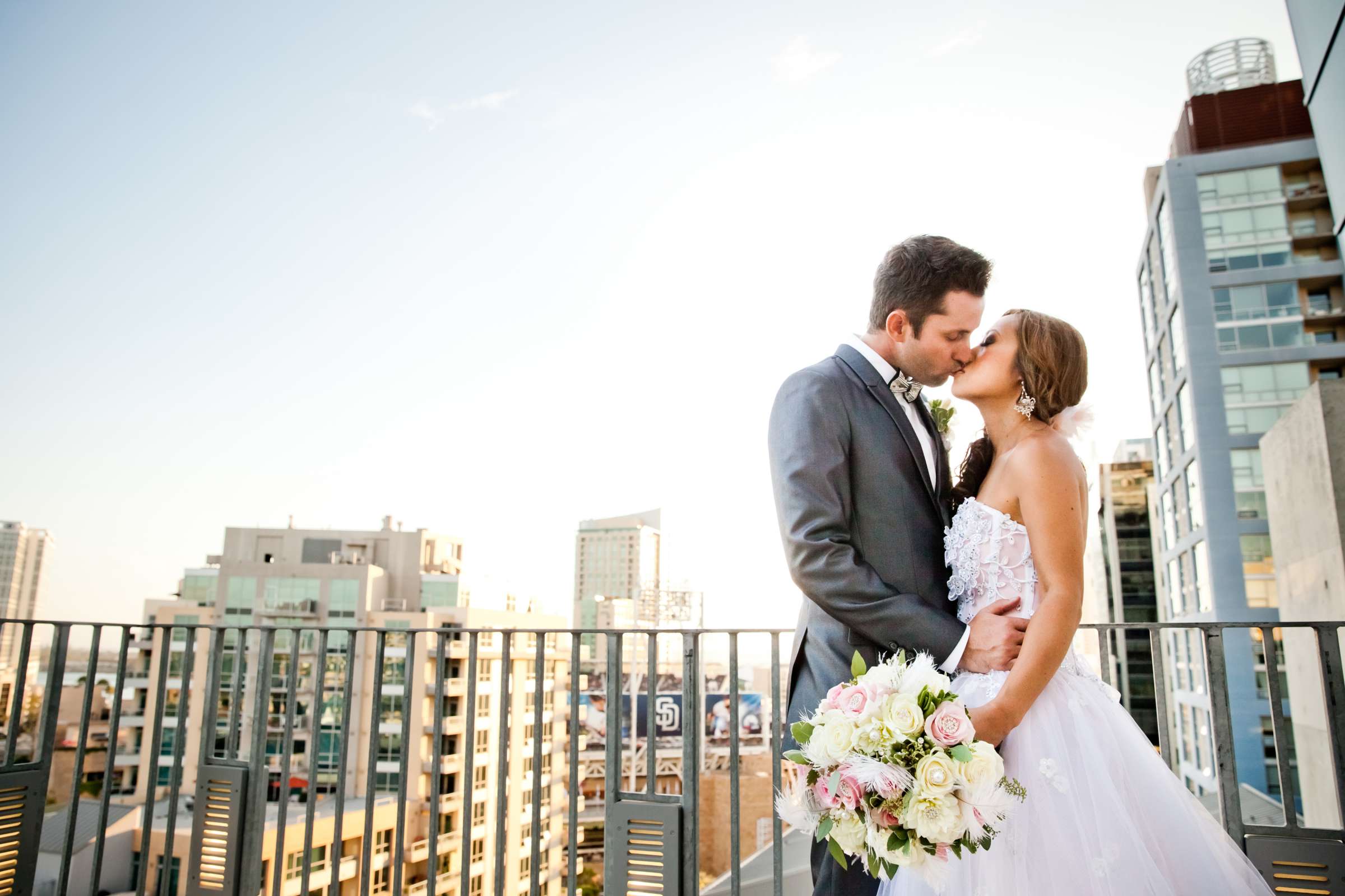 San Diego Central Library Wedding coordinated by Chic Reverie by Jenna, Ava and Joel Wedding Photo #9 by True Photography