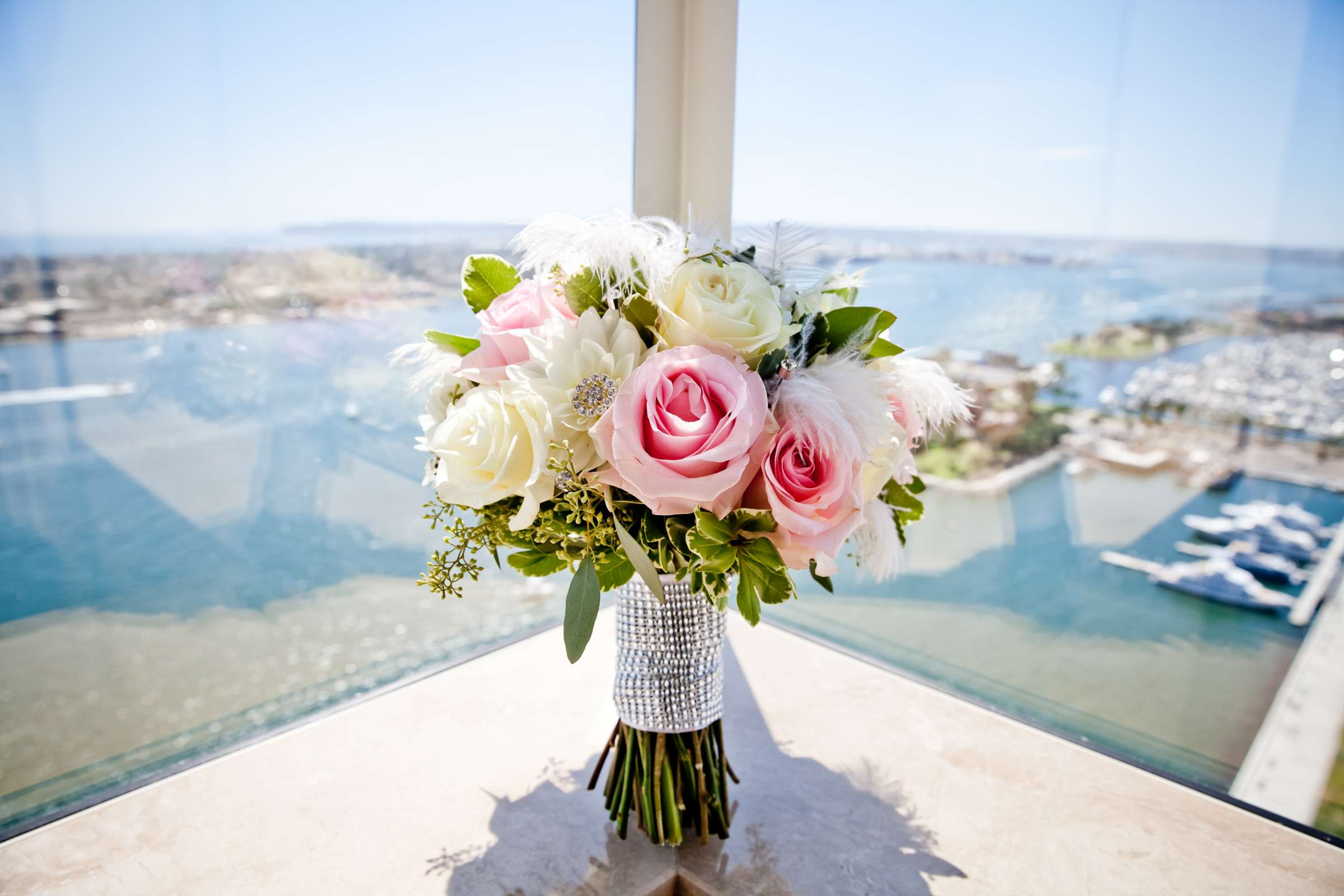 Bouquet at San Diego Central Library Wedding coordinated by Chic Reverie by Jenna, Ava and Joel Wedding Photo #10 by True Photography