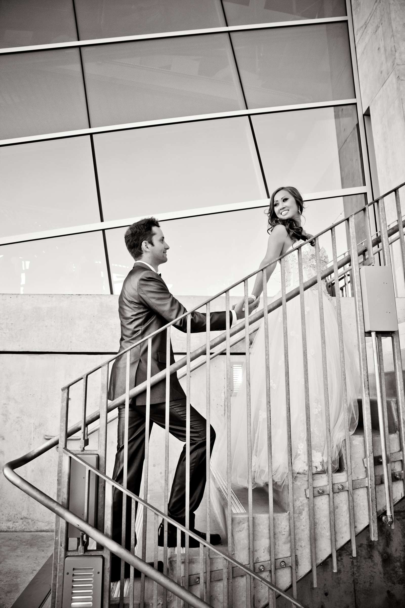 San Diego Central Library Wedding coordinated by Chic Reverie by Jenna, Ava and Joel Wedding Photo #16 by True Photography