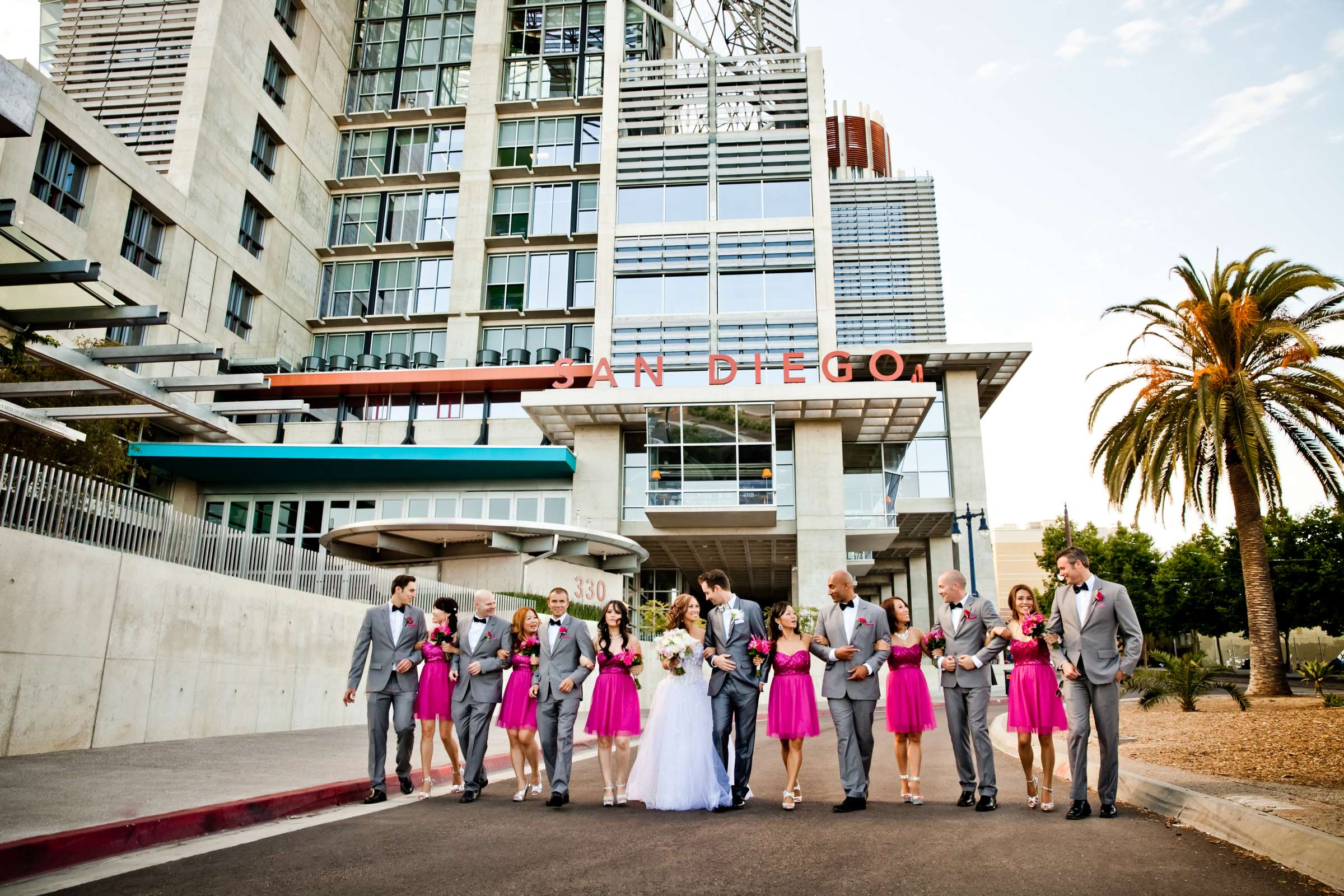 San Diego Central Library Wedding coordinated by Chic Reverie by Jenna, Ava and Joel Wedding Photo #45 by True Photography