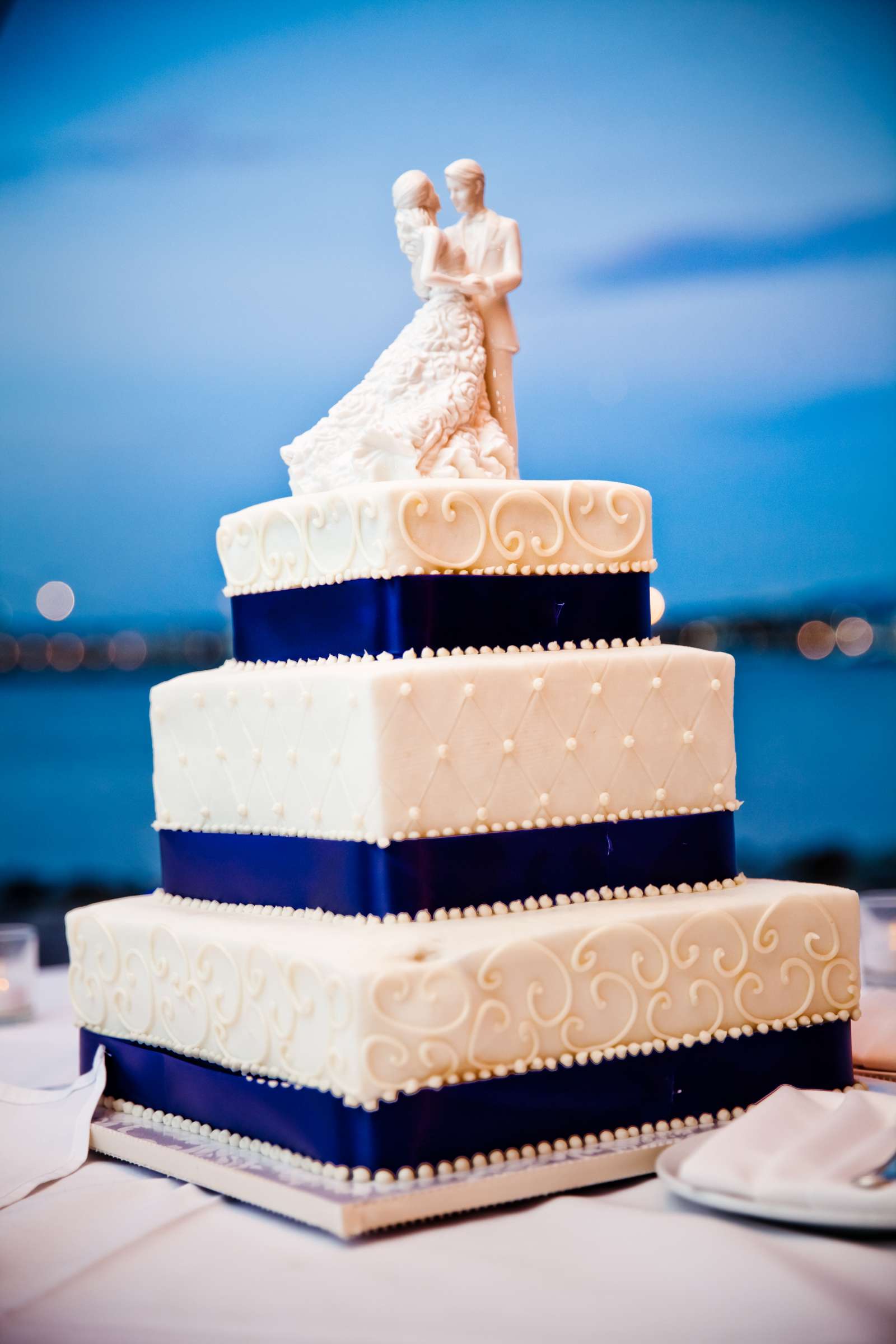 Cake at Coronado Island Marriott Resort & Spa Wedding, Tiffany and Bill Wedding Photo #43 by True Photography