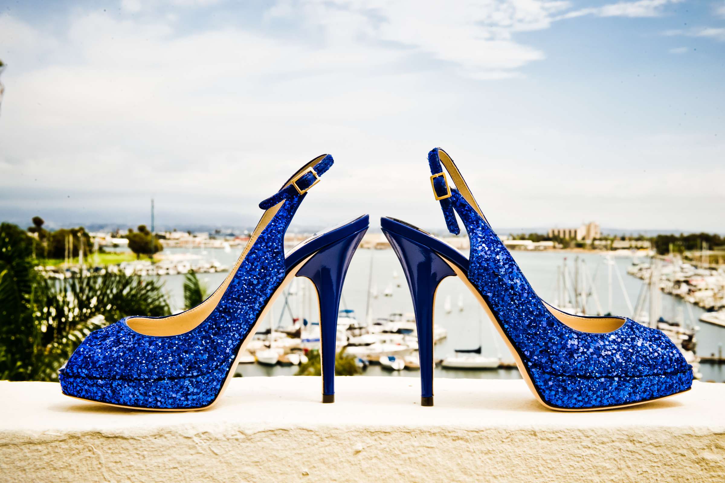 Shoes at Coronado Cays Yacht Club Wedding coordinated by Creative Affairs Inc, Katie and Gene Wedding Photo #124984 by True Photography