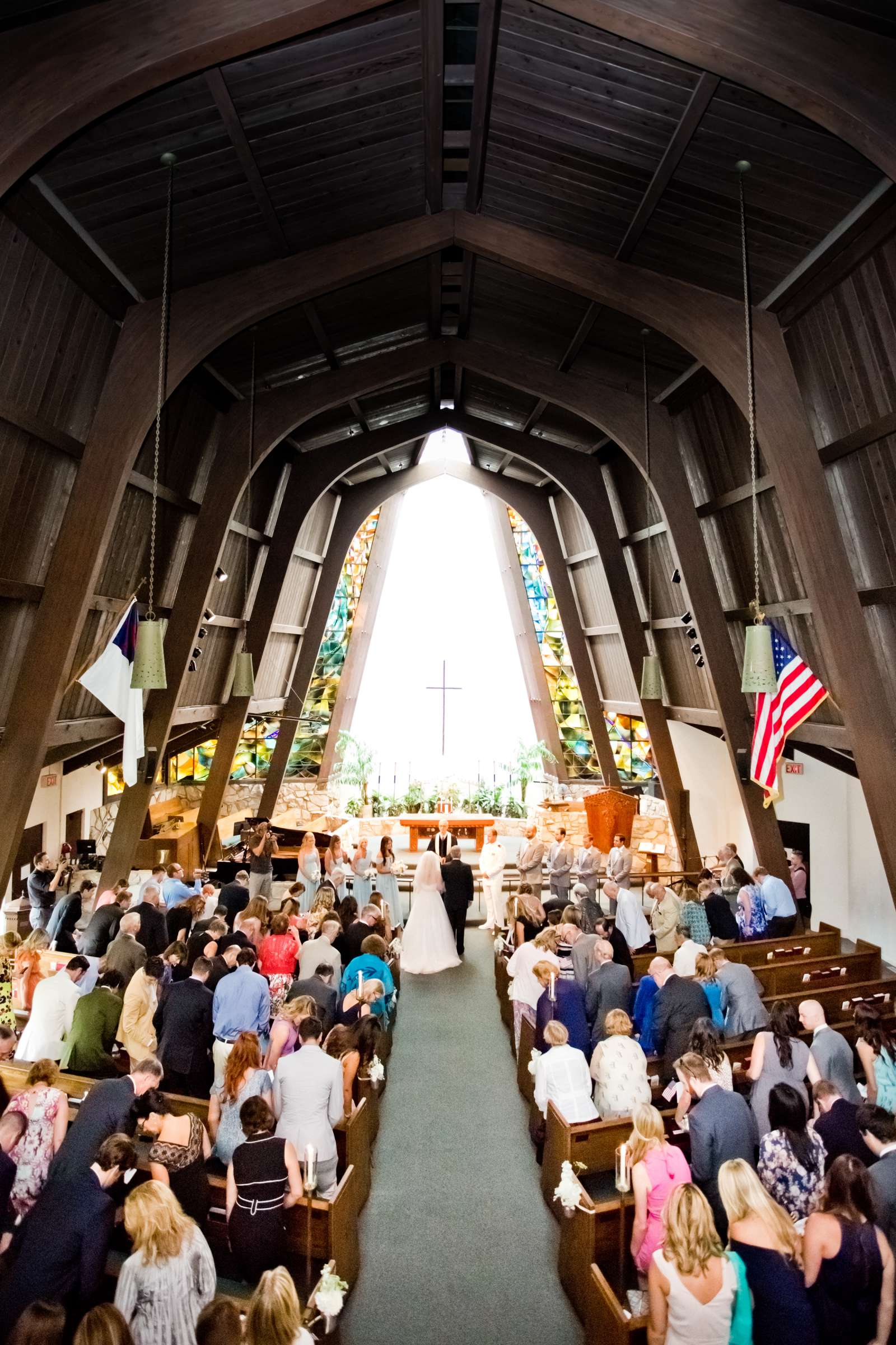Church at Coronado Cays Yacht Club Wedding coordinated by Creative Affairs Inc, Katie and Gene Wedding Photo #124992 by True Photography