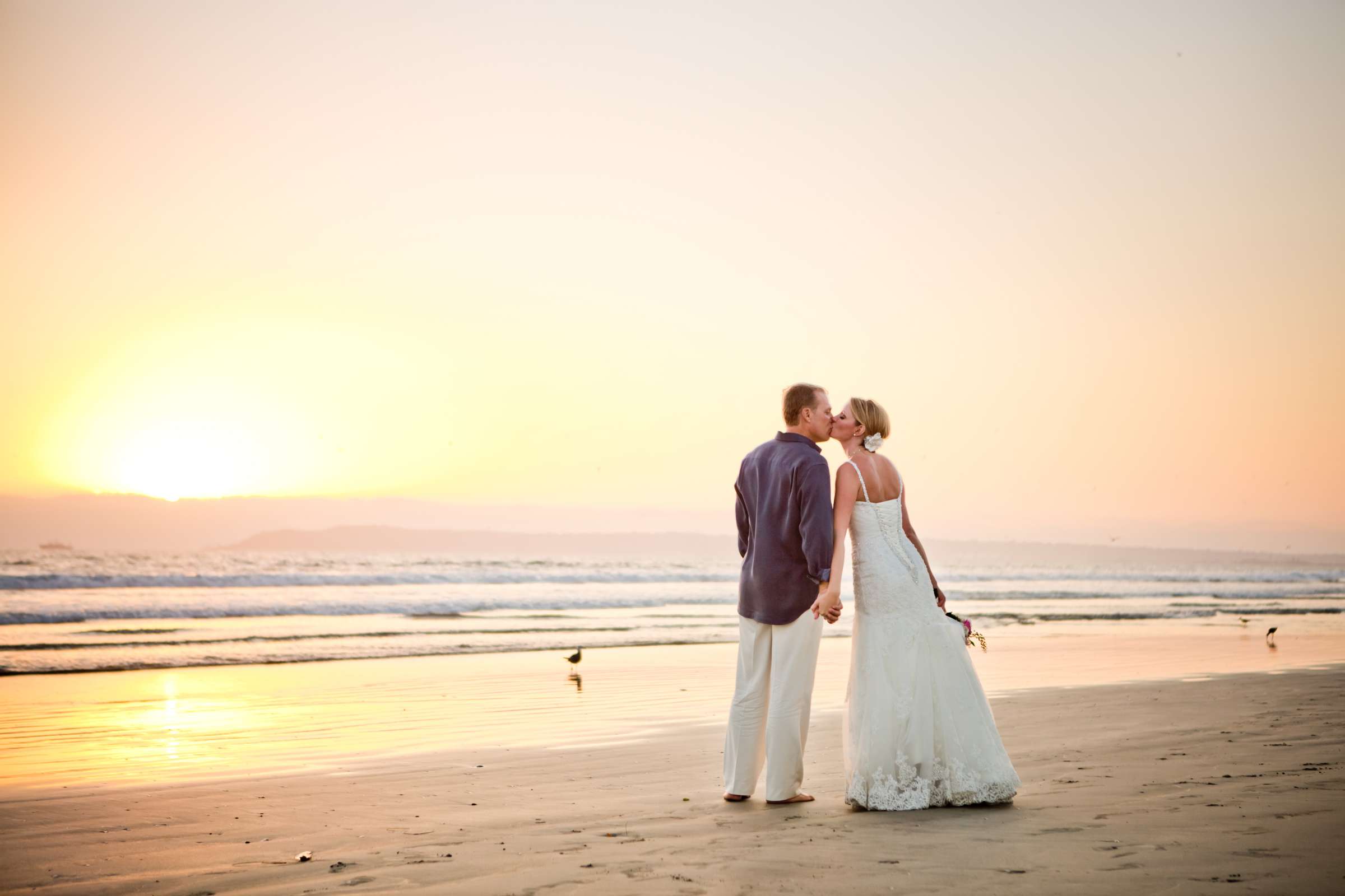 Sunset, Beach at California State Beaches Wedding, Ashly and John Wedding Photo #1 by True Photography