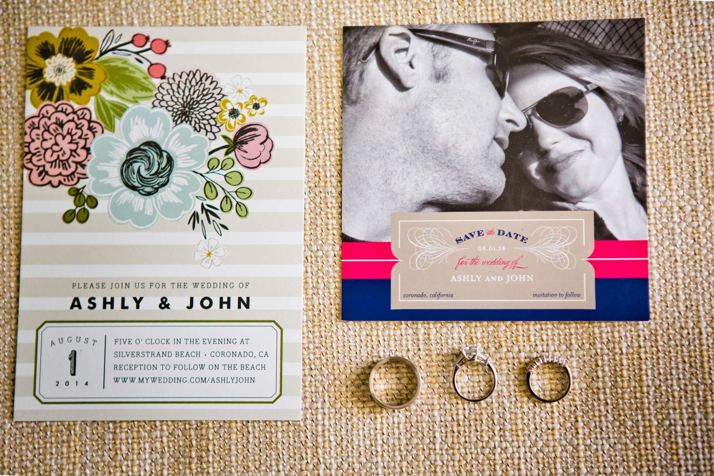 Rings, Details at California State Beaches Wedding, Ashly and John Wedding Photo #17 by True Photography