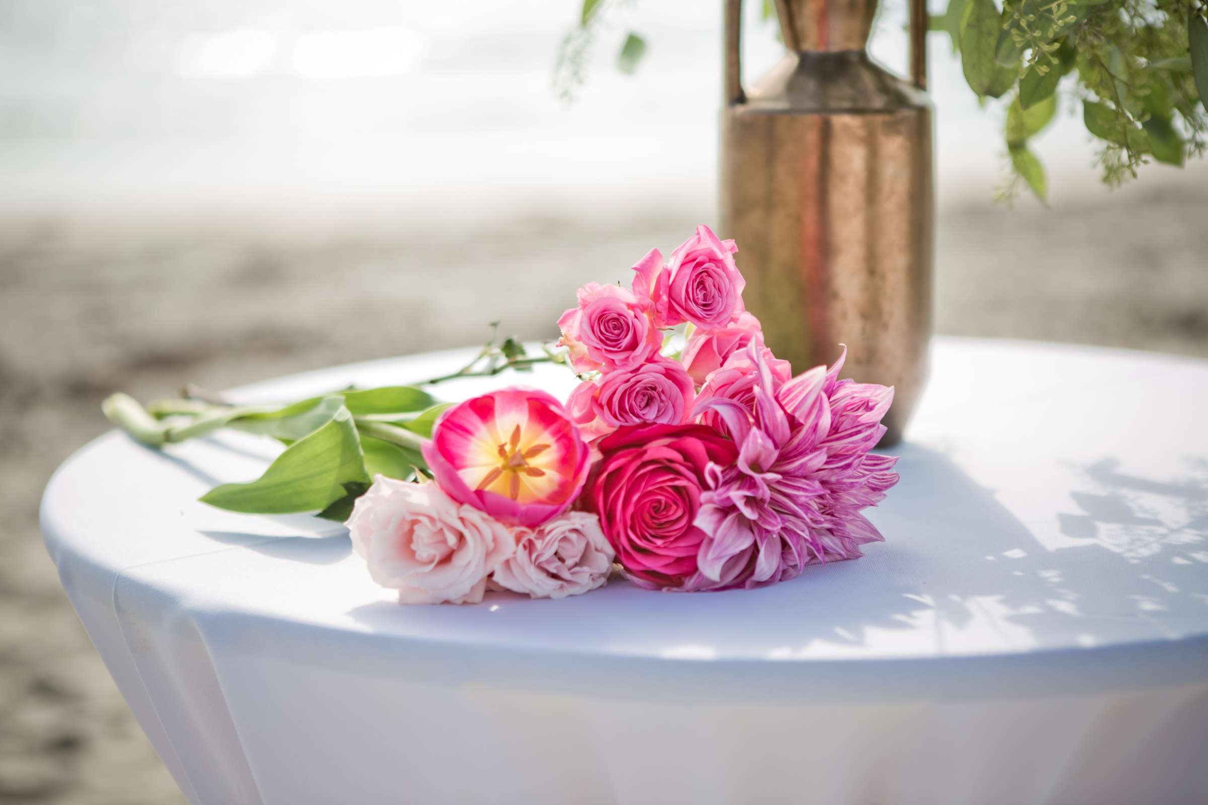 Flowers at California State Beaches Wedding, Ashly and John Wedding Photo #53 by True Photography