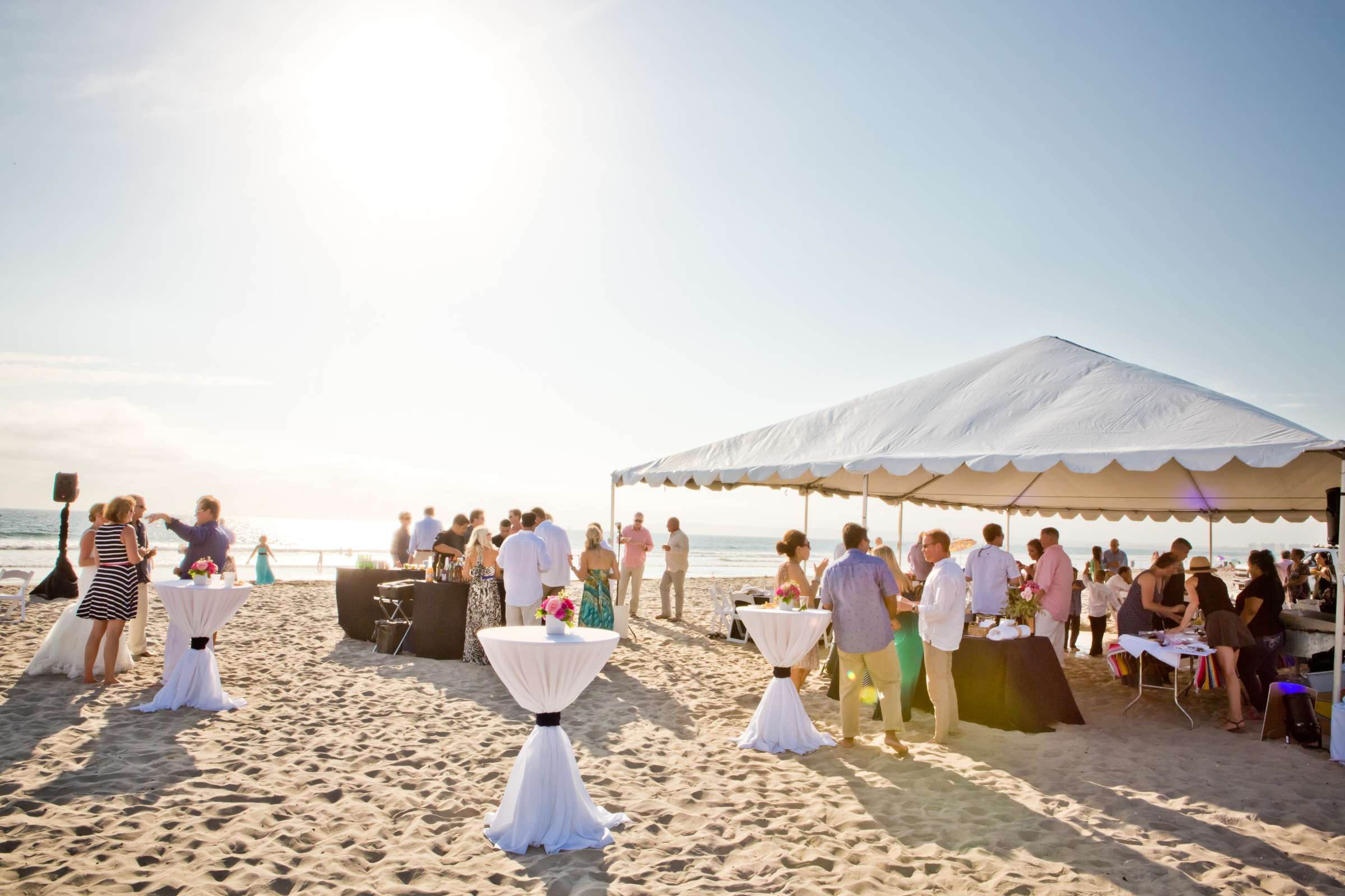 Reception at California State Beaches Wedding, Ashly and John Wedding Photo #76 by True Photography