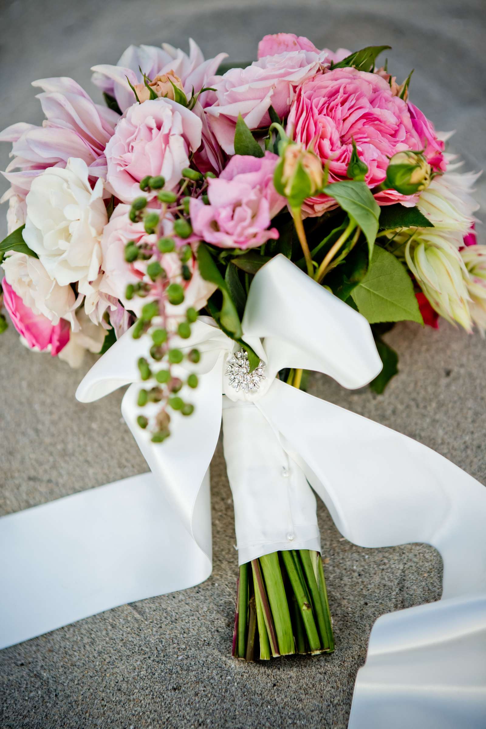 Bouquet at California State Beaches Wedding, Ashly and John Wedding Photo #62 by True Photography