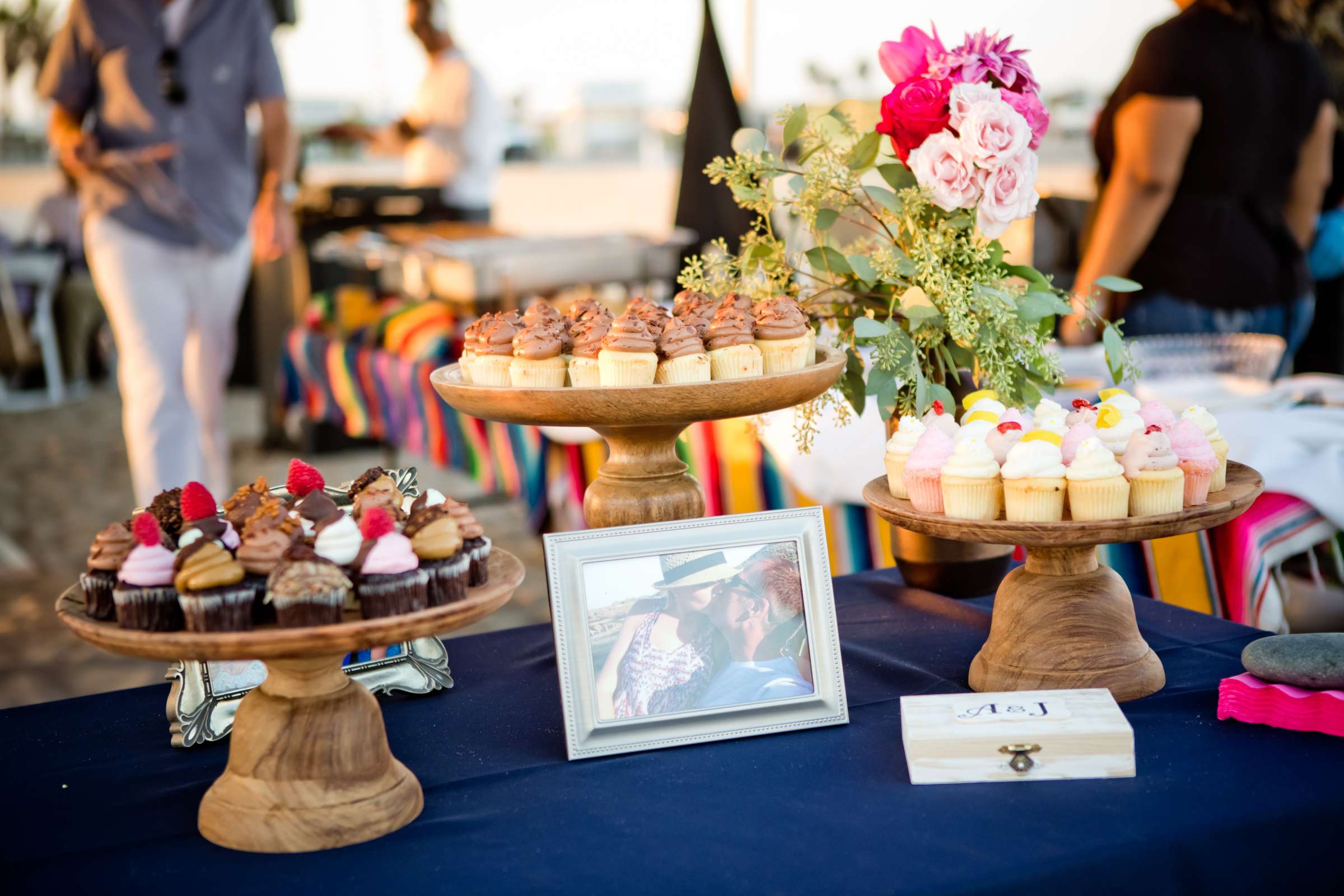 Dessert Table at California State Beaches Wedding, Ashly and John Wedding Photo #66 by True Photography