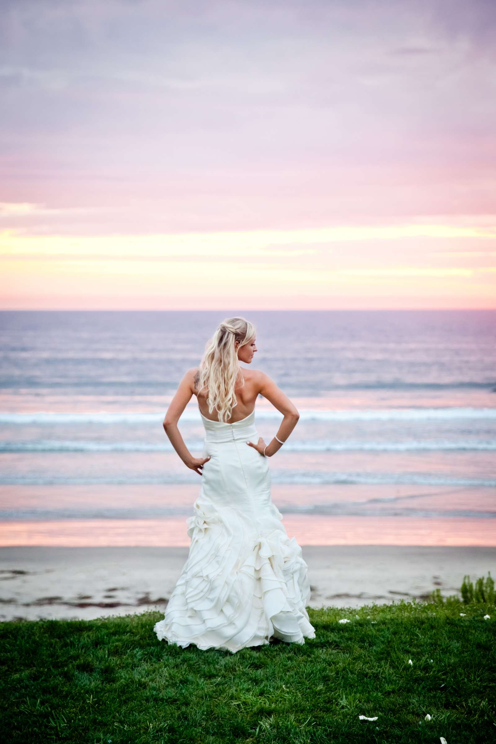 Beach at Scripps Seaside Forum Wedding, Laura and Daniel Wedding Photo #3 by True Photography
