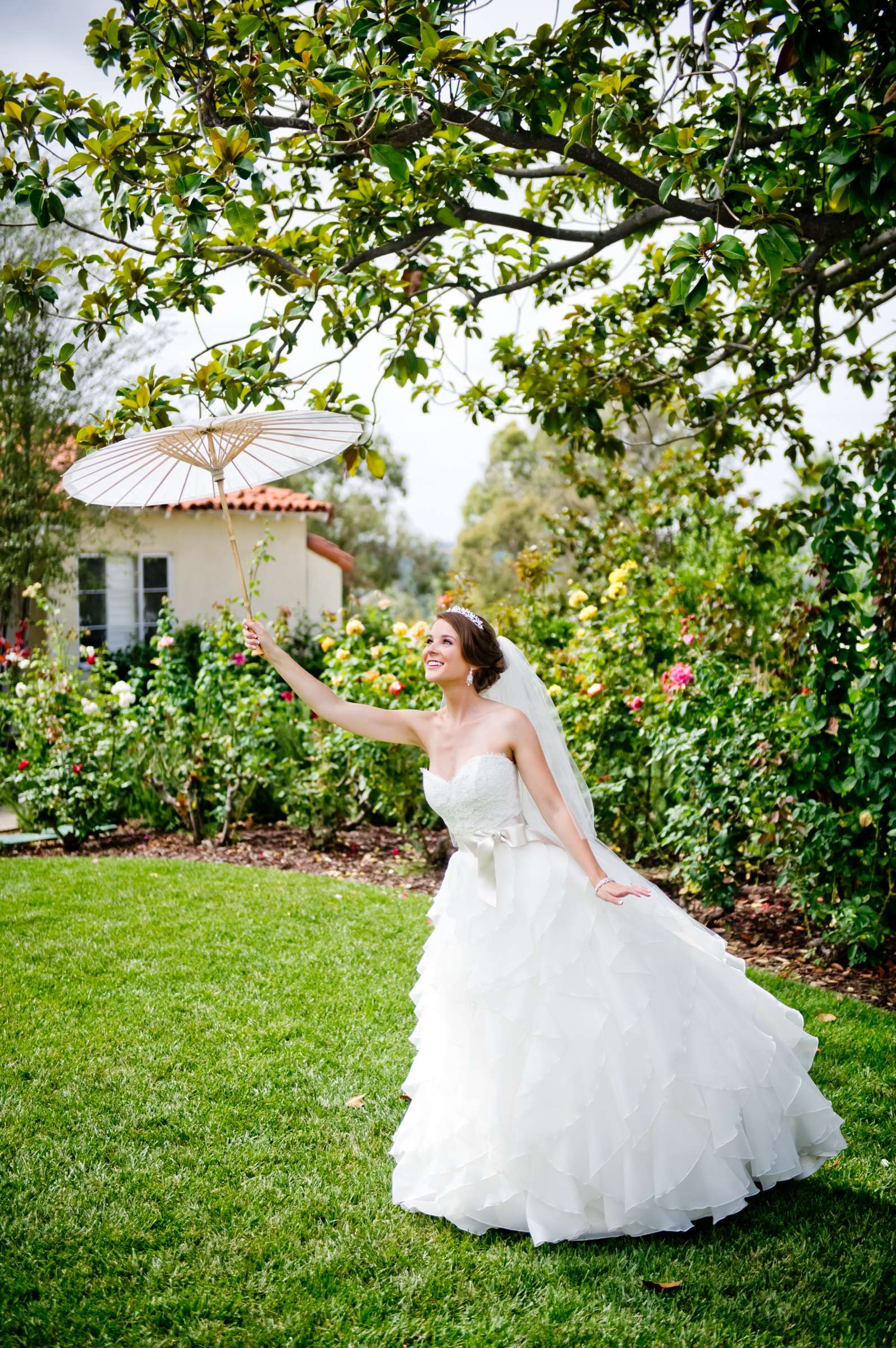 The Inn at Rancho Santa Fe Wedding coordinated by CZ Events, Michelle and Hyatt Wedding Photo #7 by True Photography