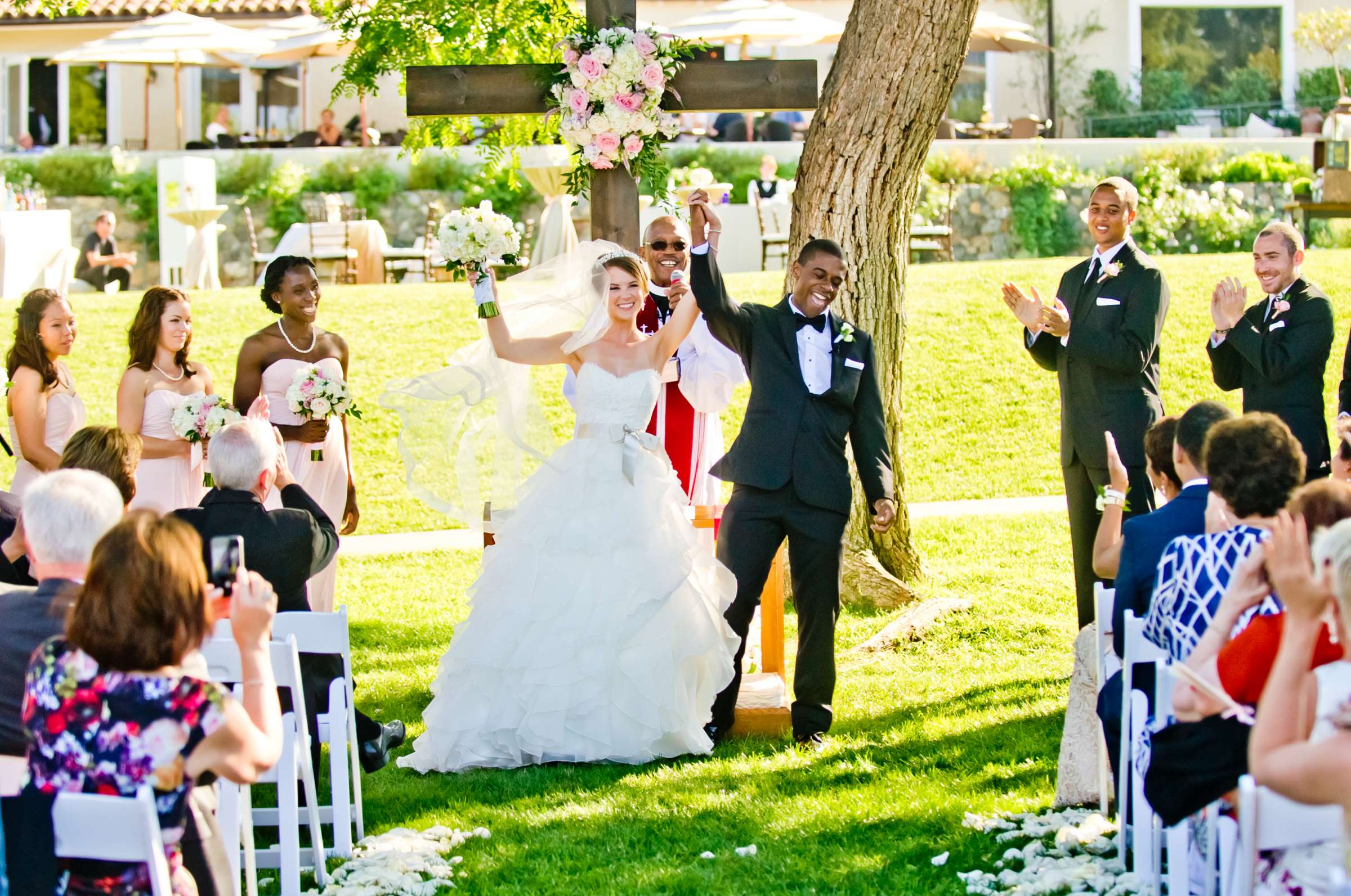 The Inn at Rancho Santa Fe Wedding coordinated by CZ Events, Michelle and Hyatt Wedding Photo #37 by True Photography