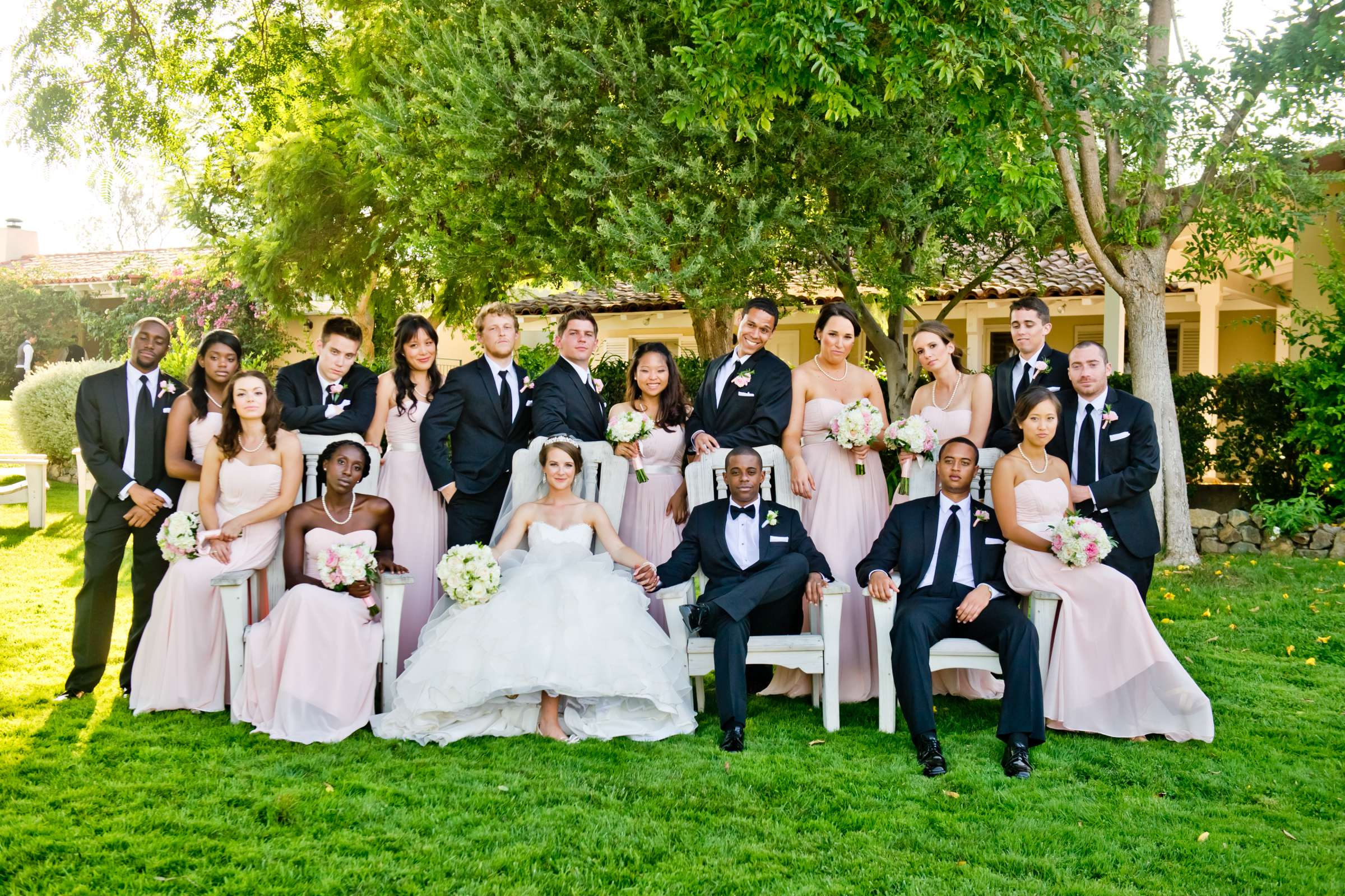 The Inn at Rancho Santa Fe Wedding coordinated by CZ Events, Michelle and Hyatt Wedding Photo #39 by True Photography