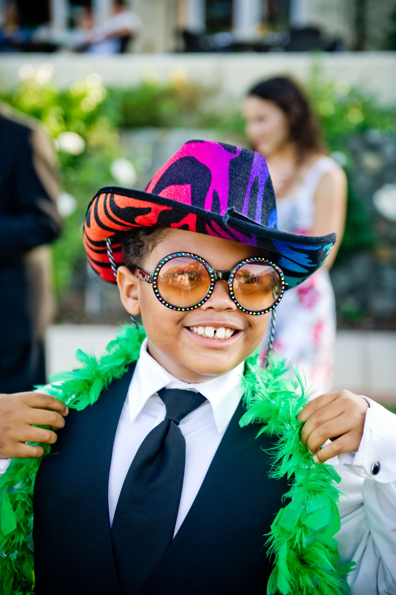 Kids, Funny moment at The Inn at Rancho Santa Fe Wedding coordinated by CZ Events, Michelle and Hyatt Wedding Photo #47 by True Photography